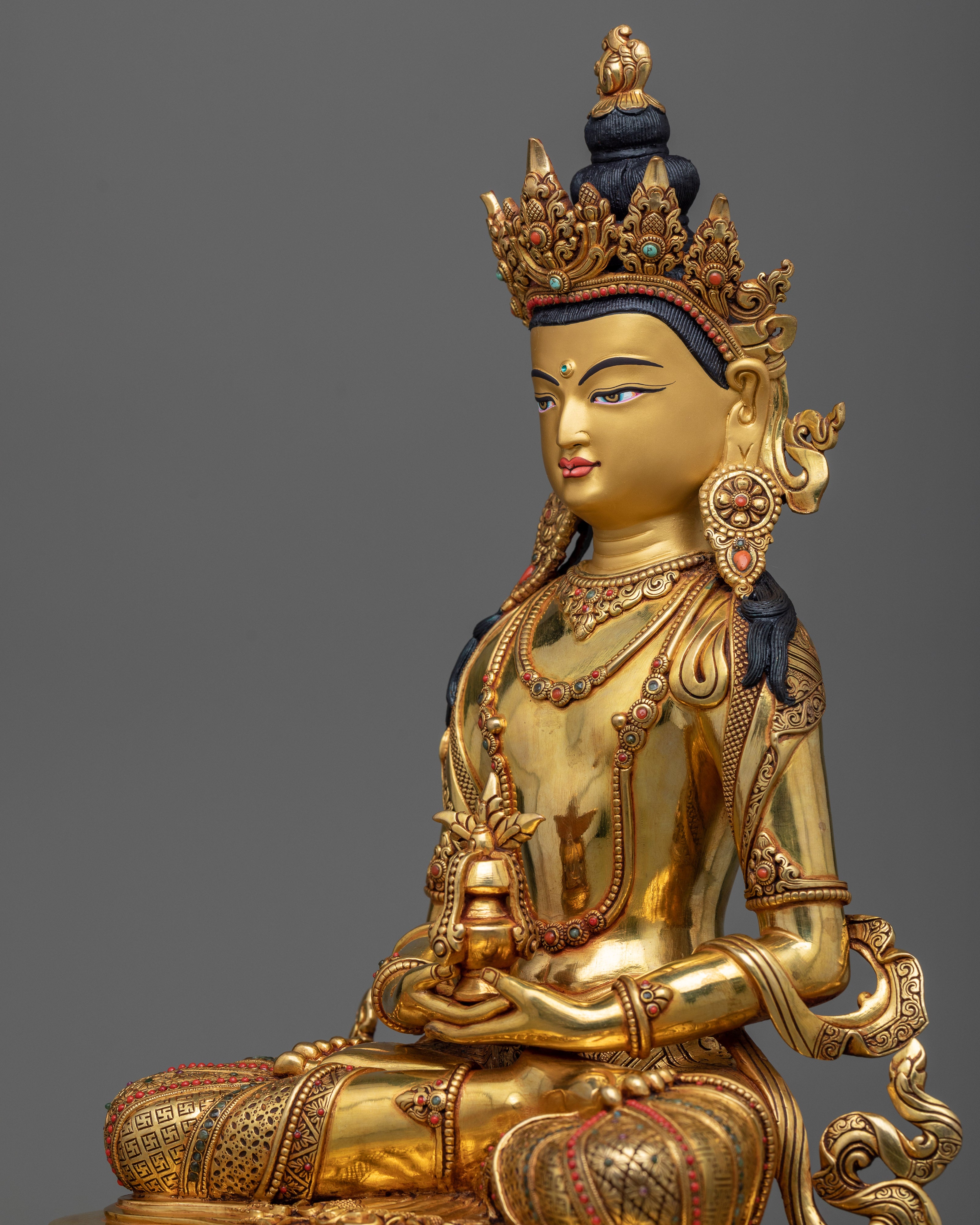 Buddha Amitayus Empowerment Statue | Beacon of Life and Prosperity