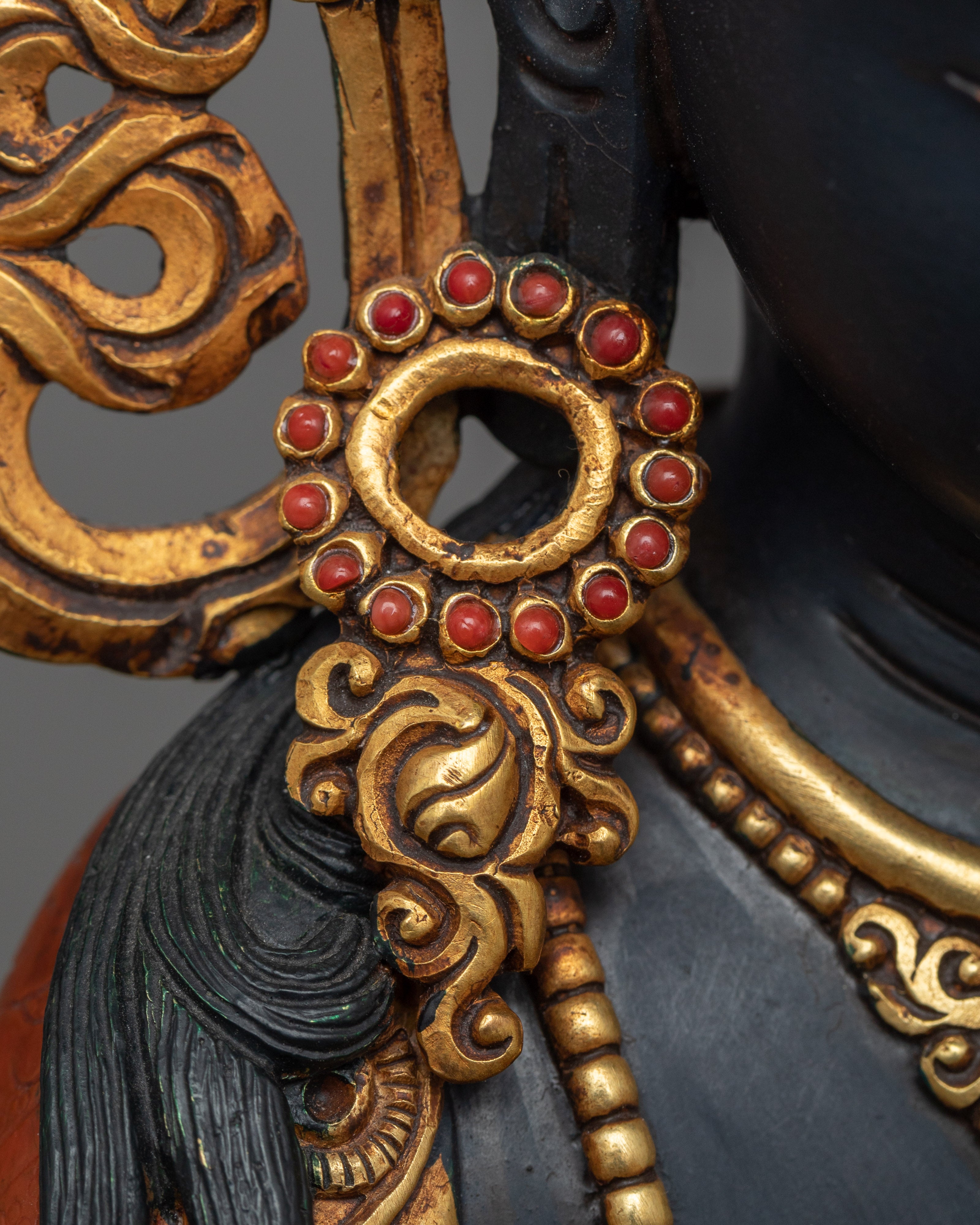 Majestic Vajradhara with Consort Sculpture | Divine Yab Yum Statue