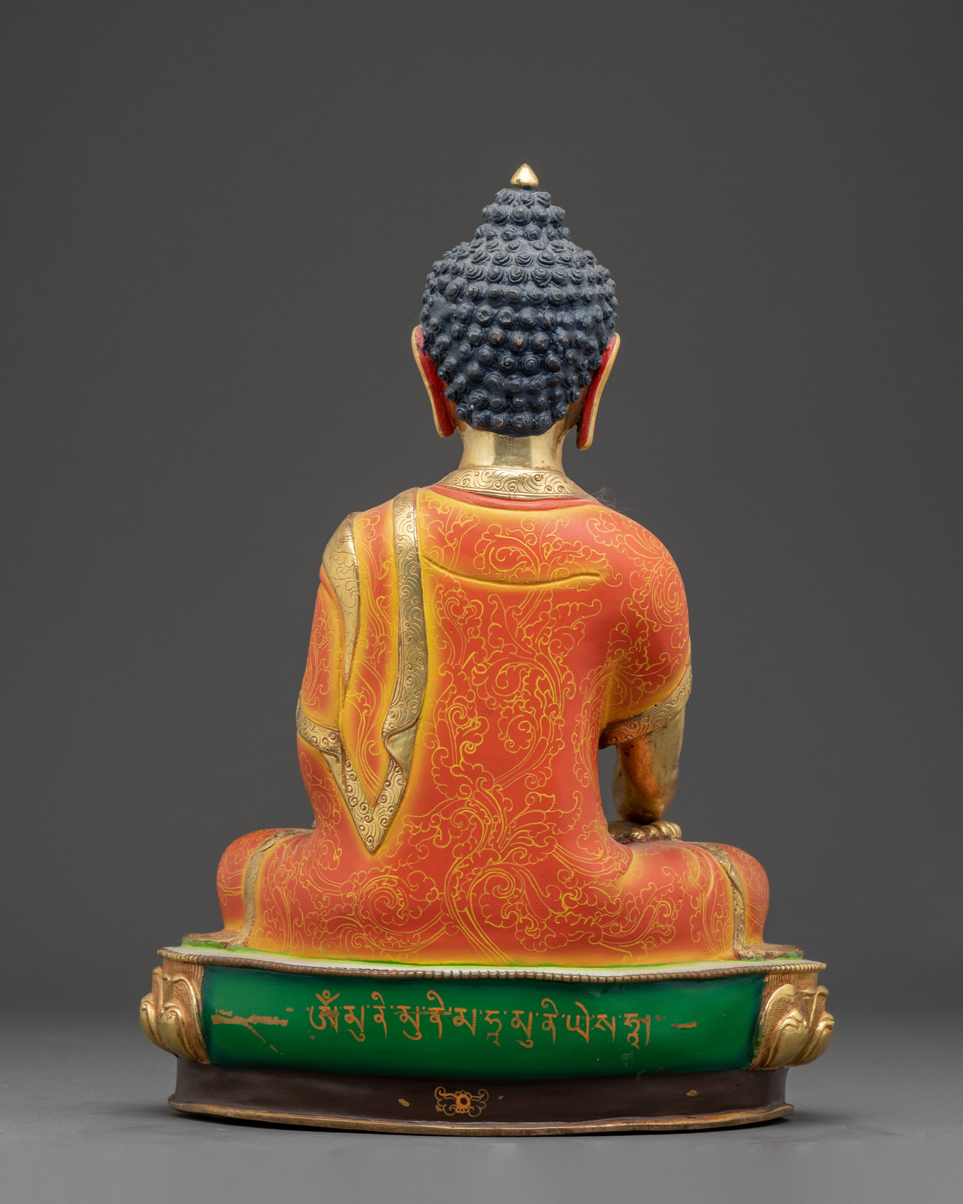 Golden Shakyamuni Buddha Handmade Artwork | Historical Buddha