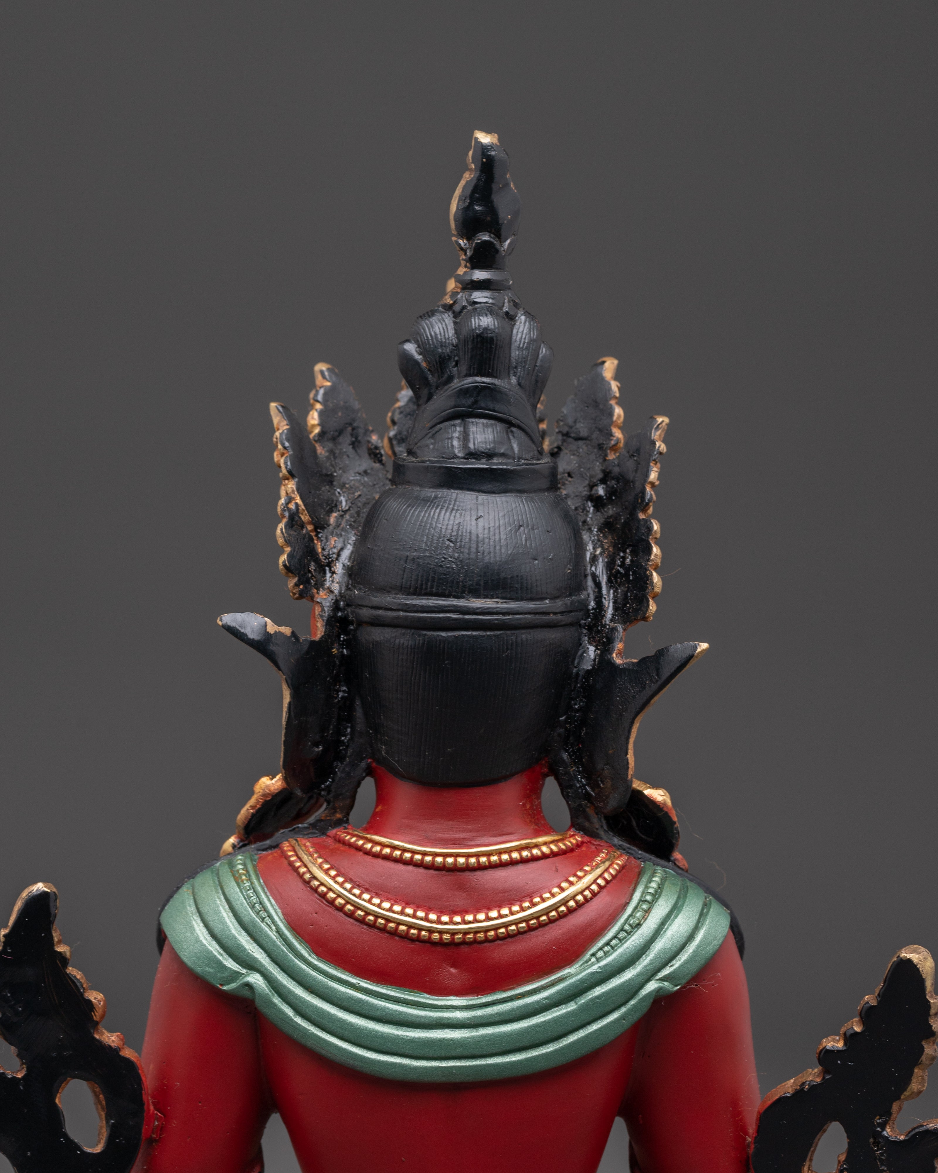 Amitayus Buddha from Pure Land | Gold Gilded Statue