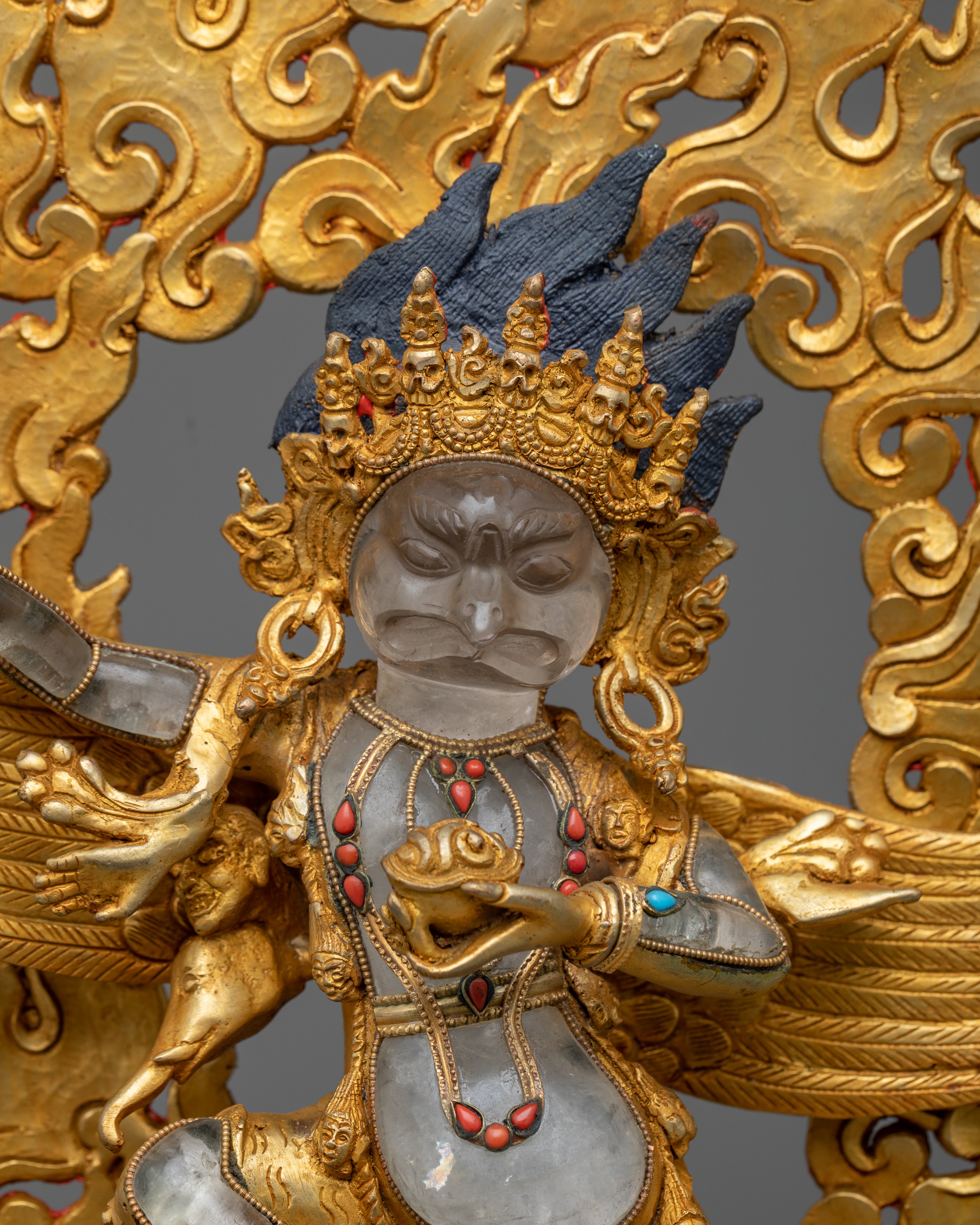 Garuda Crystal Statue