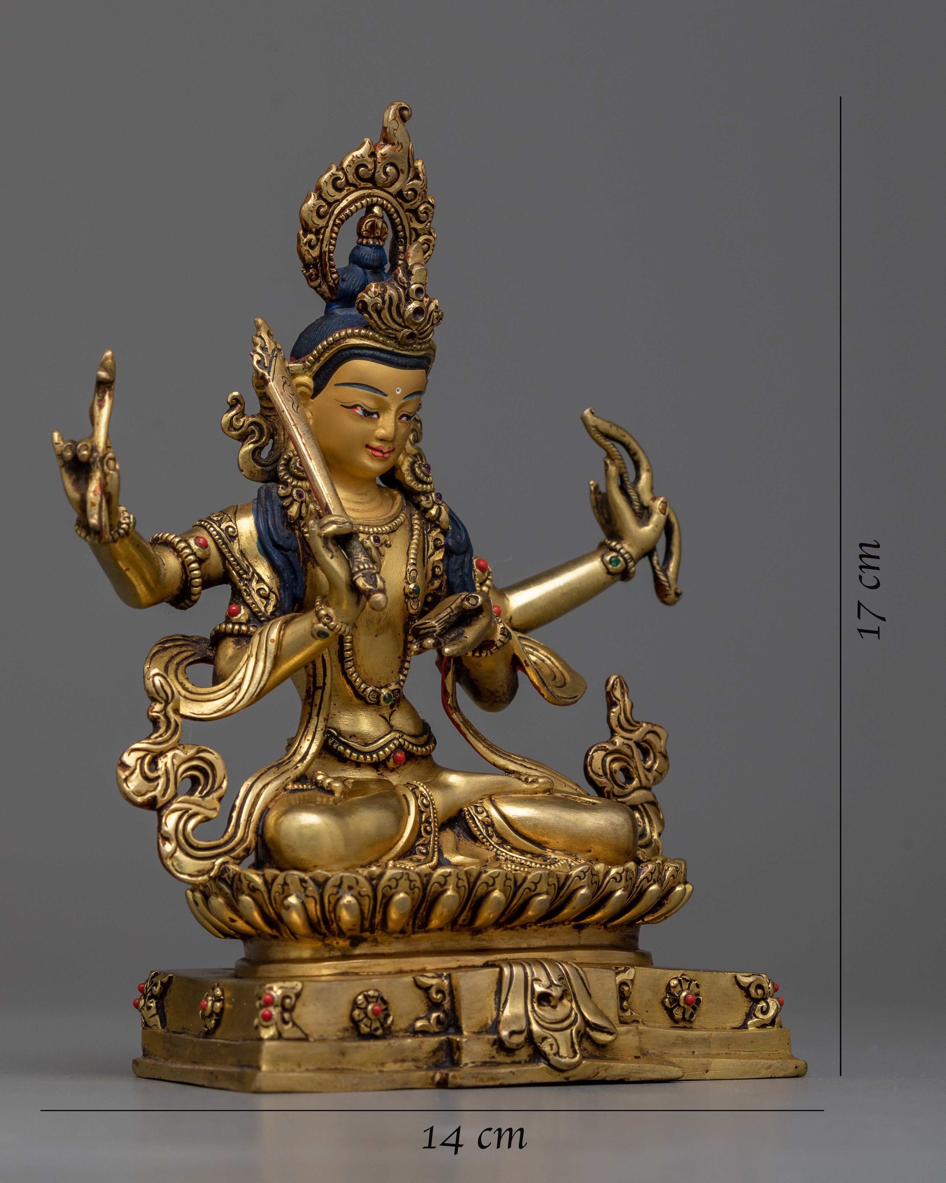 maha manjushri statue