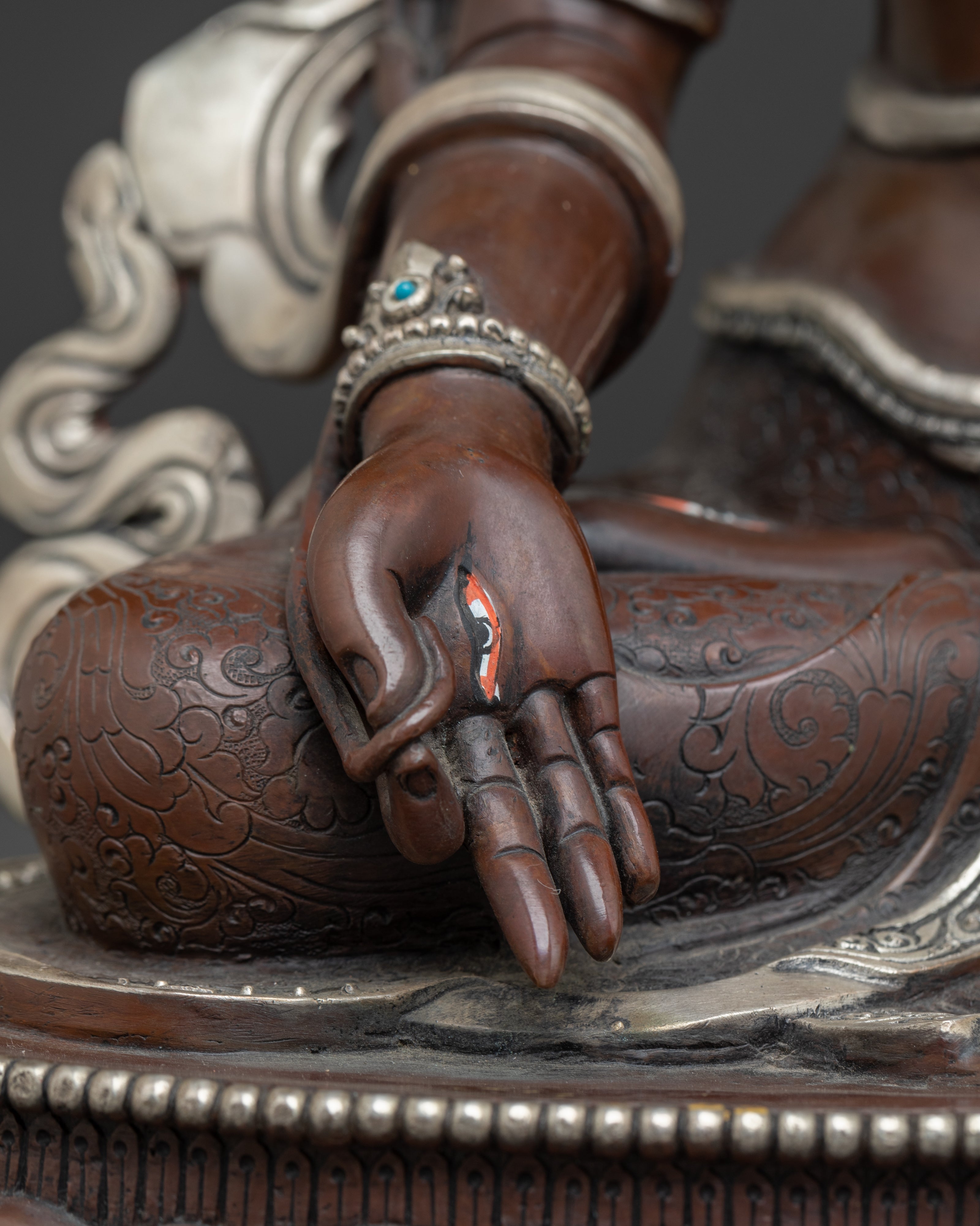 Statue of White Tara Healing Buddhist Goddess