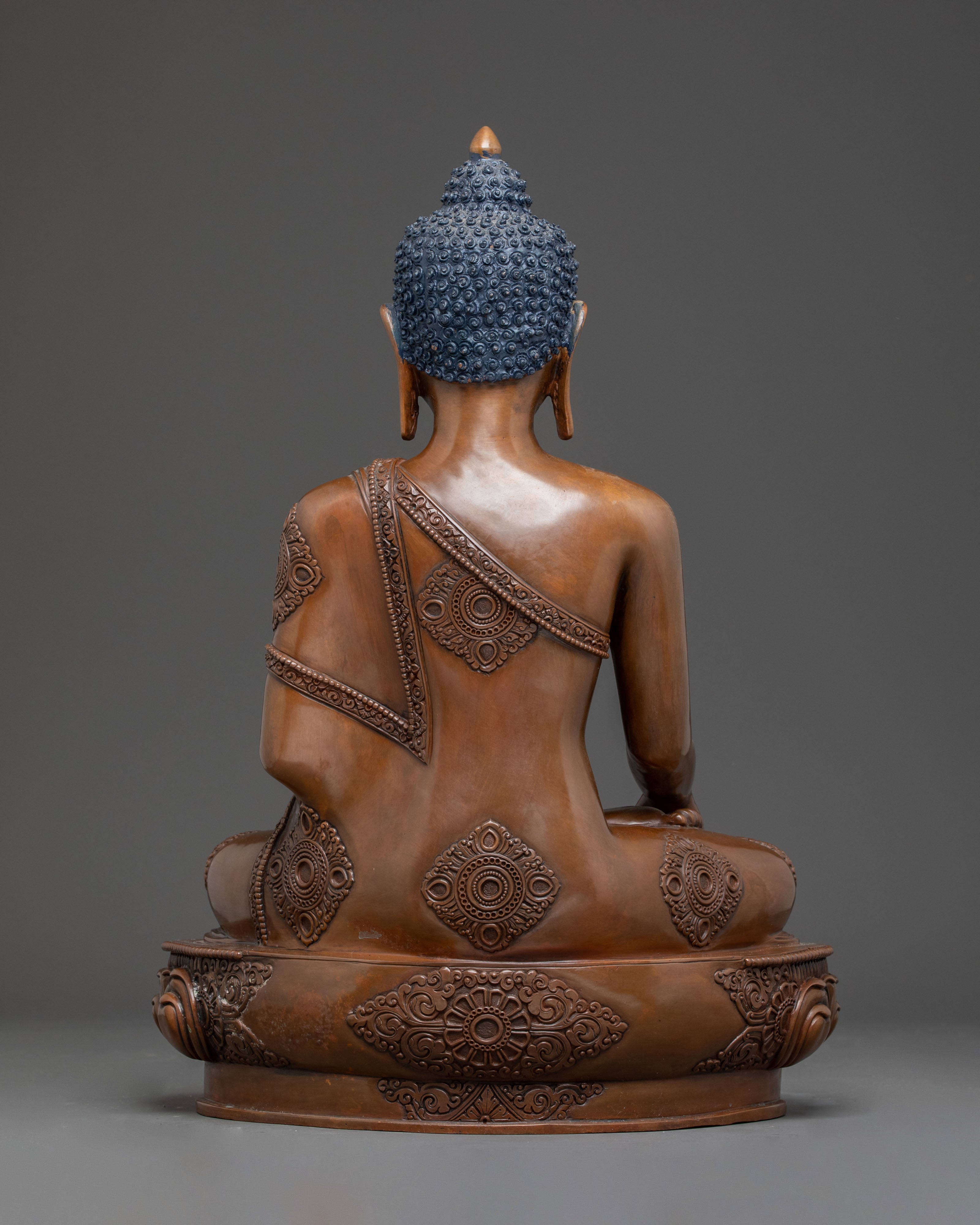 Handmade Tibetan Copper Shakyamuni Buddha Art | Himalayan Sculpture