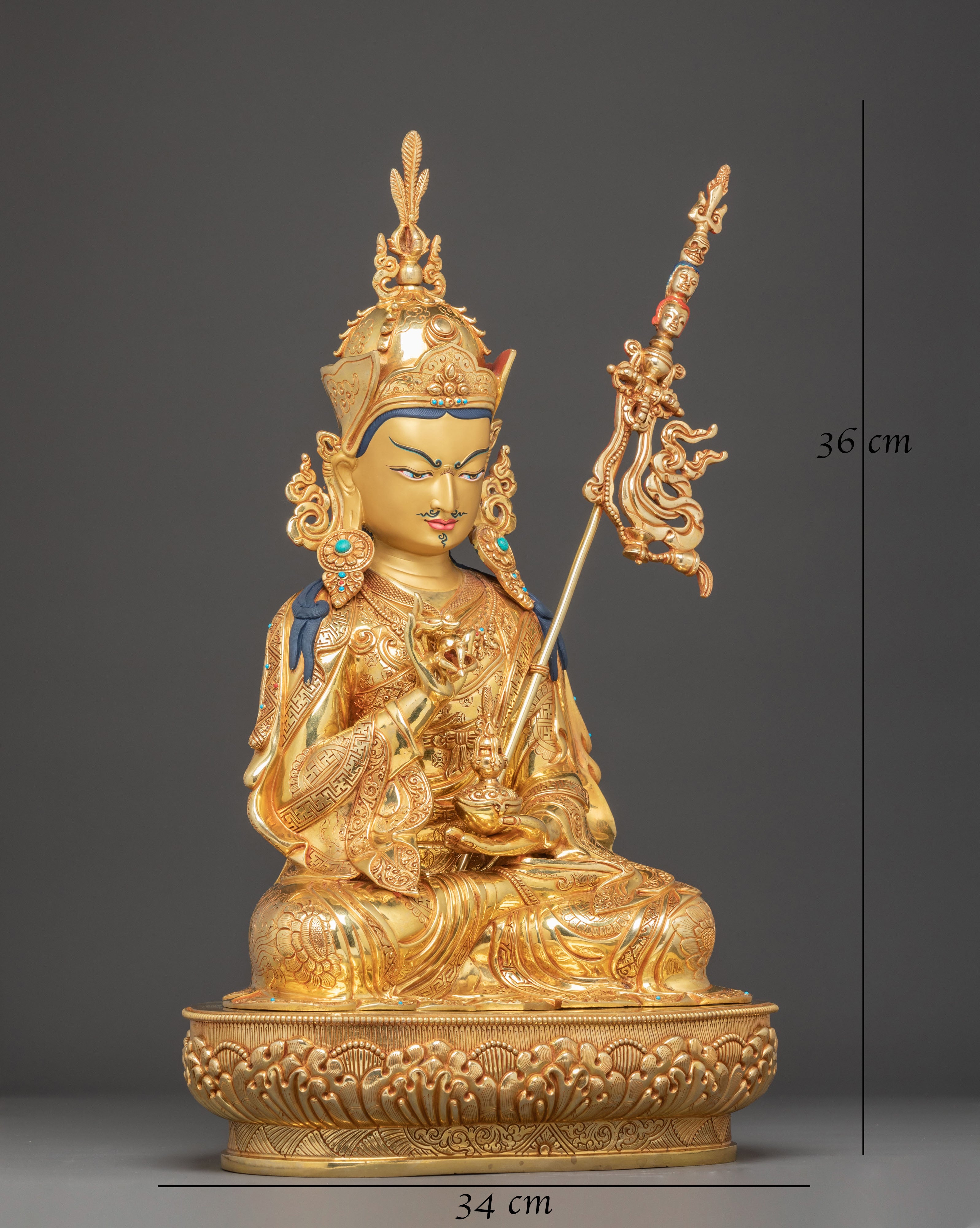 Eight Manifestations of Guru Rinpoche Statue