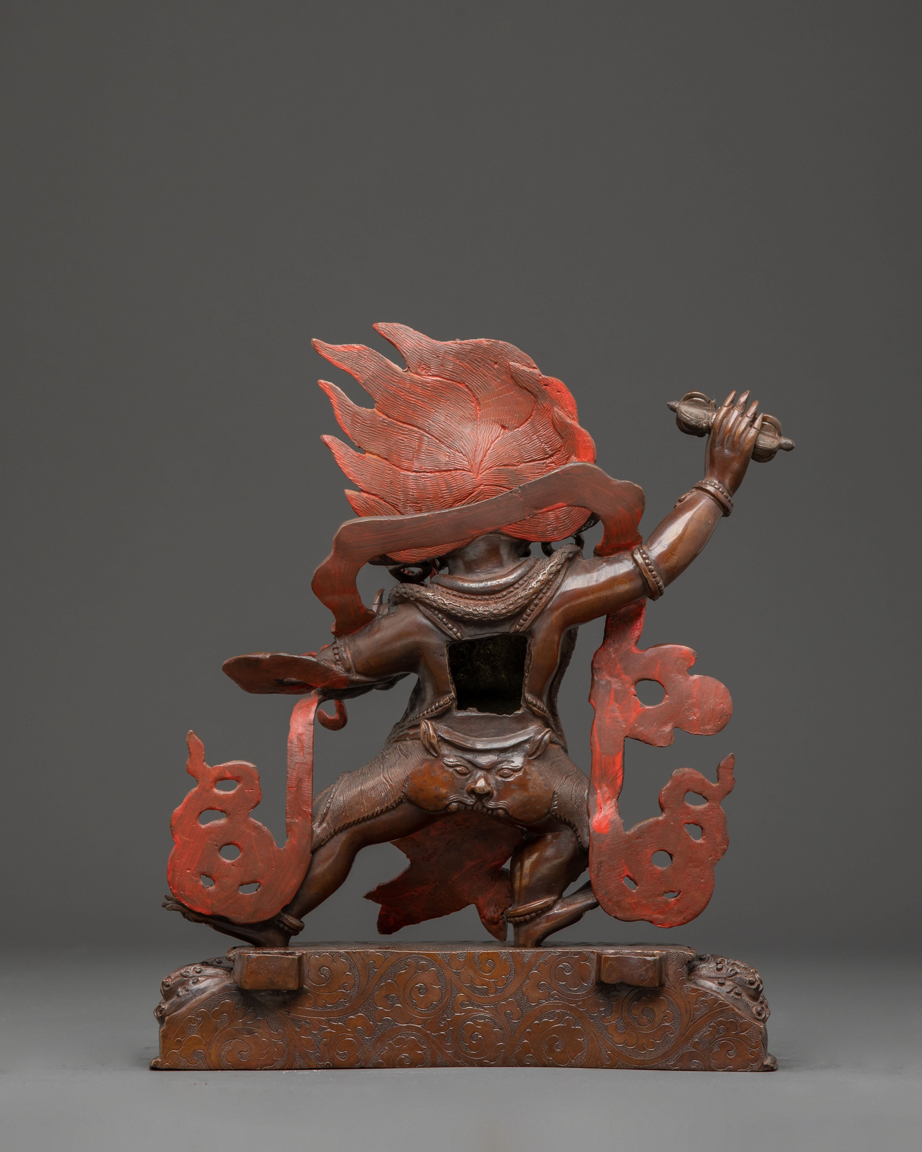 Handcrafted Vajrapani Art: Wrathful Protector of Dharma