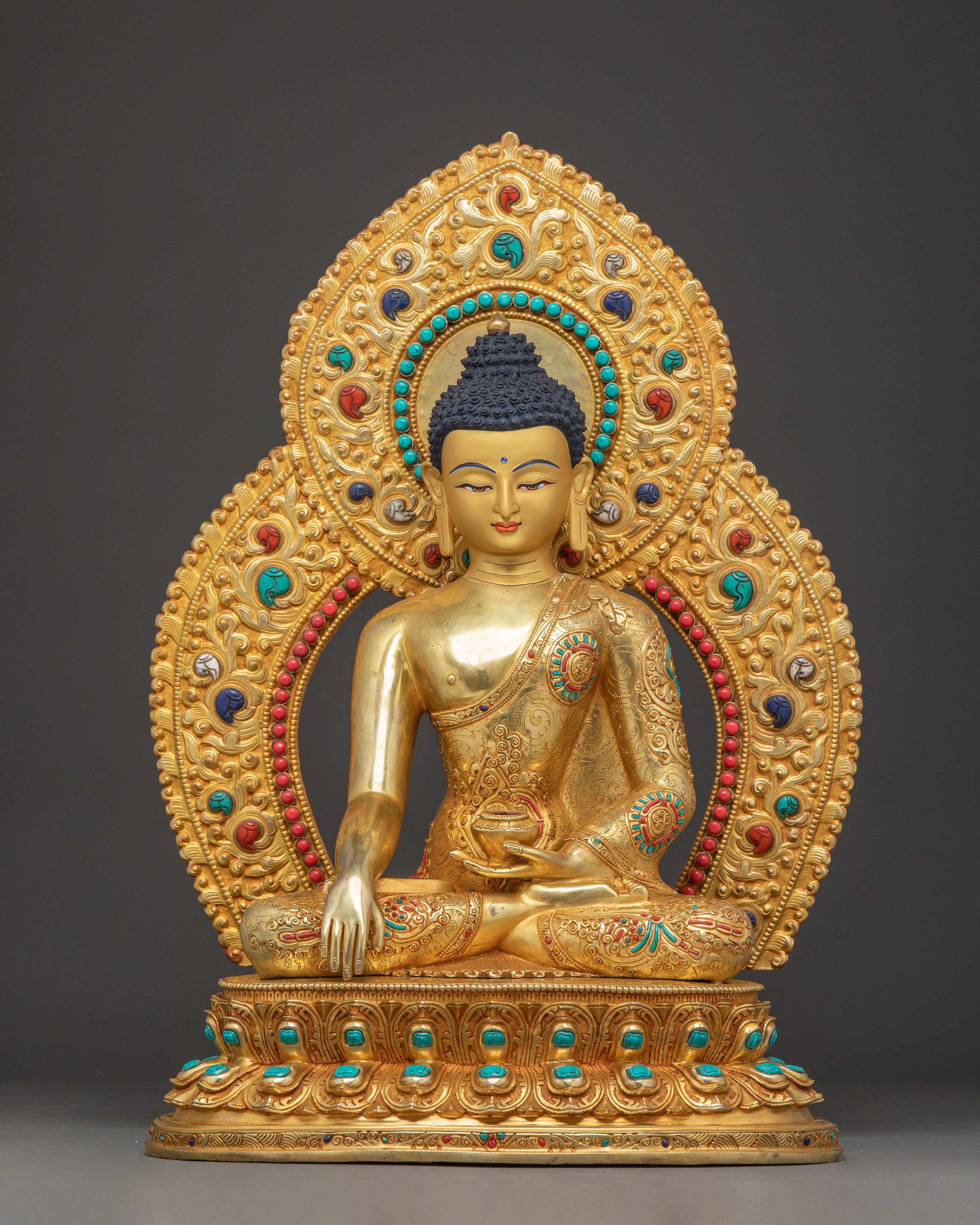 Handmade Buddhist Three Buddha Trio | Shakyamuni, Amitabha, and Medicine Buddha