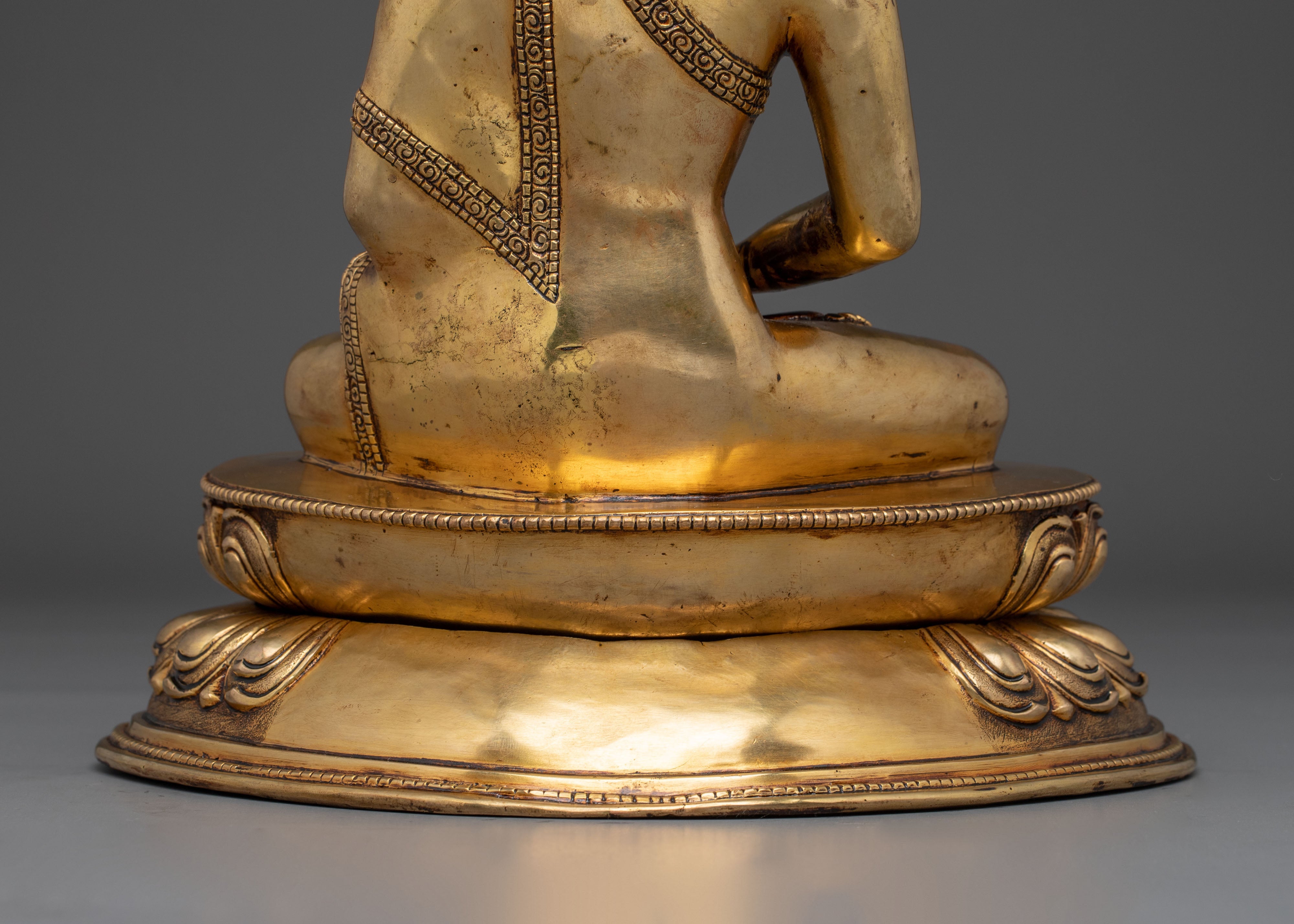 Handmade Amitabha Buddha Statue for Altars | Traditional Tibetan Art