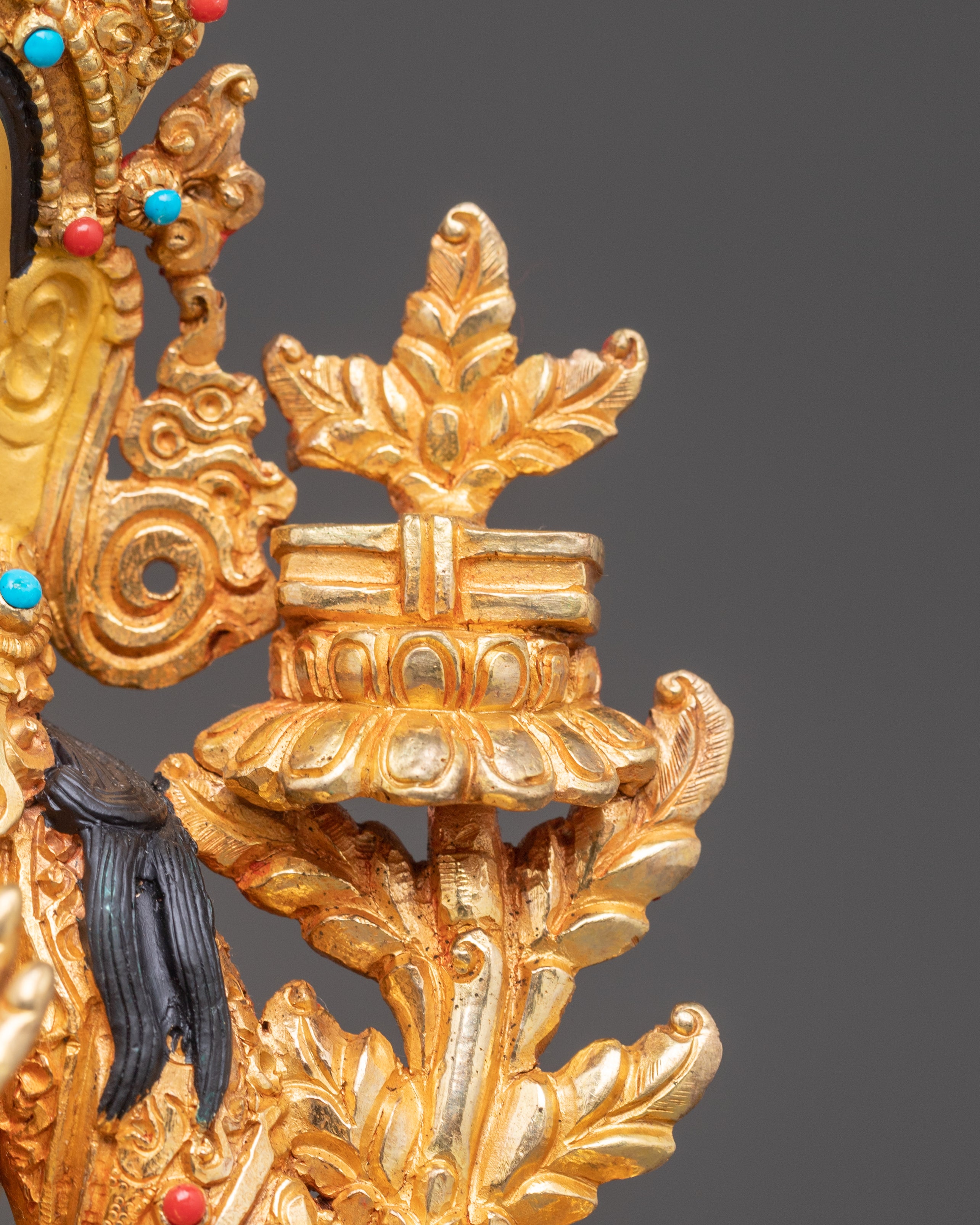 Nepalese Crafted Manjushri Statue | Traditional Himalayan Art