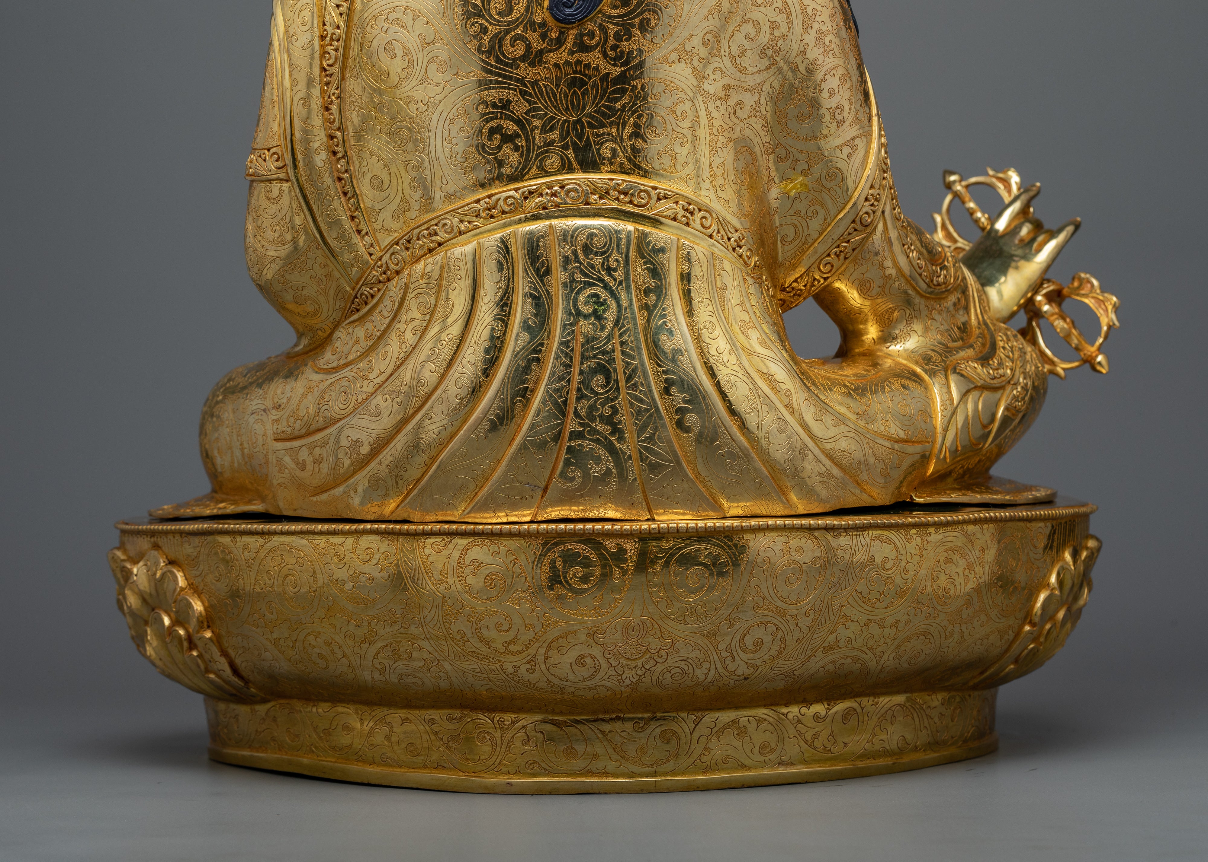 Large Guru Padmasambhava Statue | Second Buddha, Handmade Guru Rinpoche Art