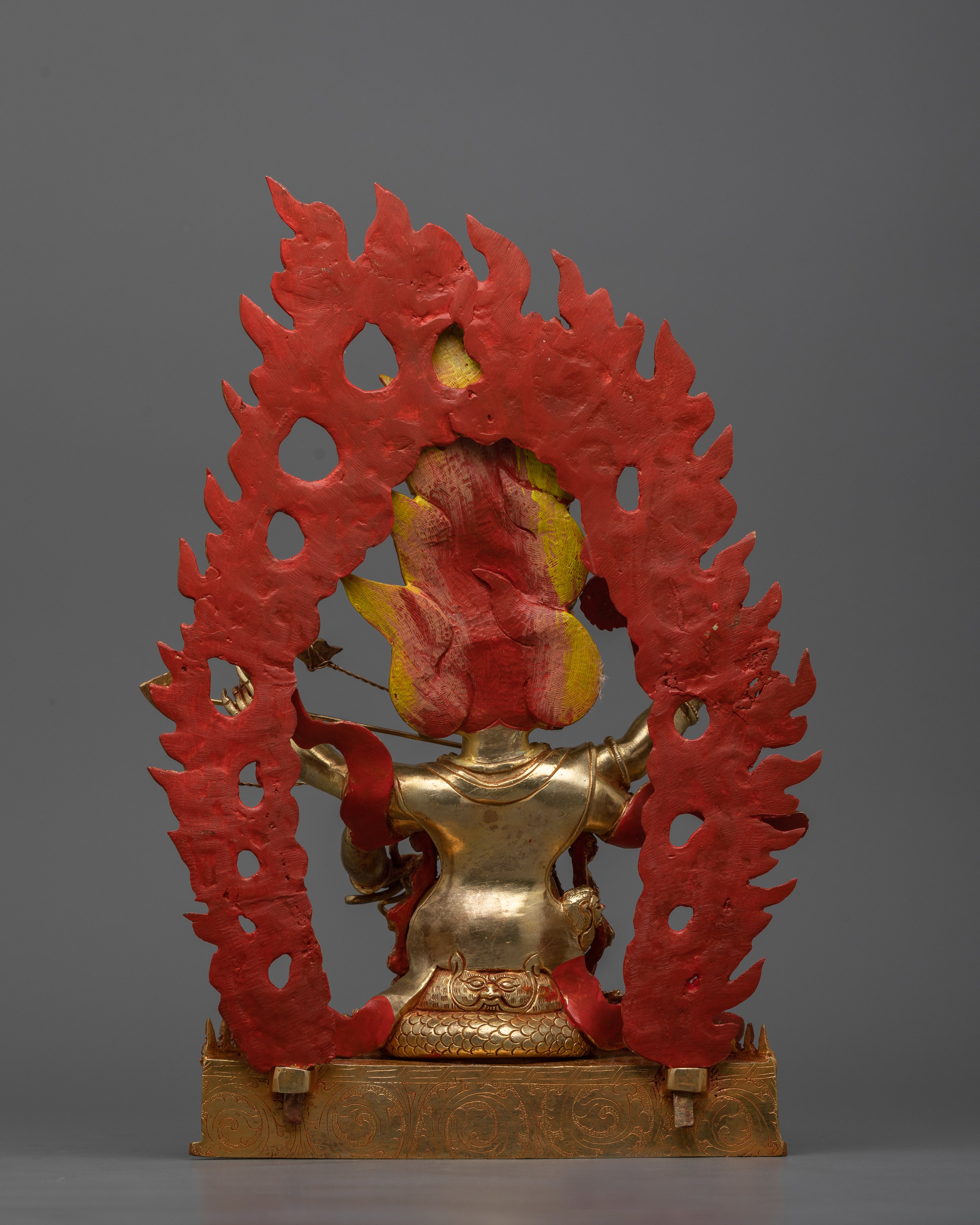 Ekajati, Dorje Legpa, and Rahula Set Statue | The Triumvirate Protectors