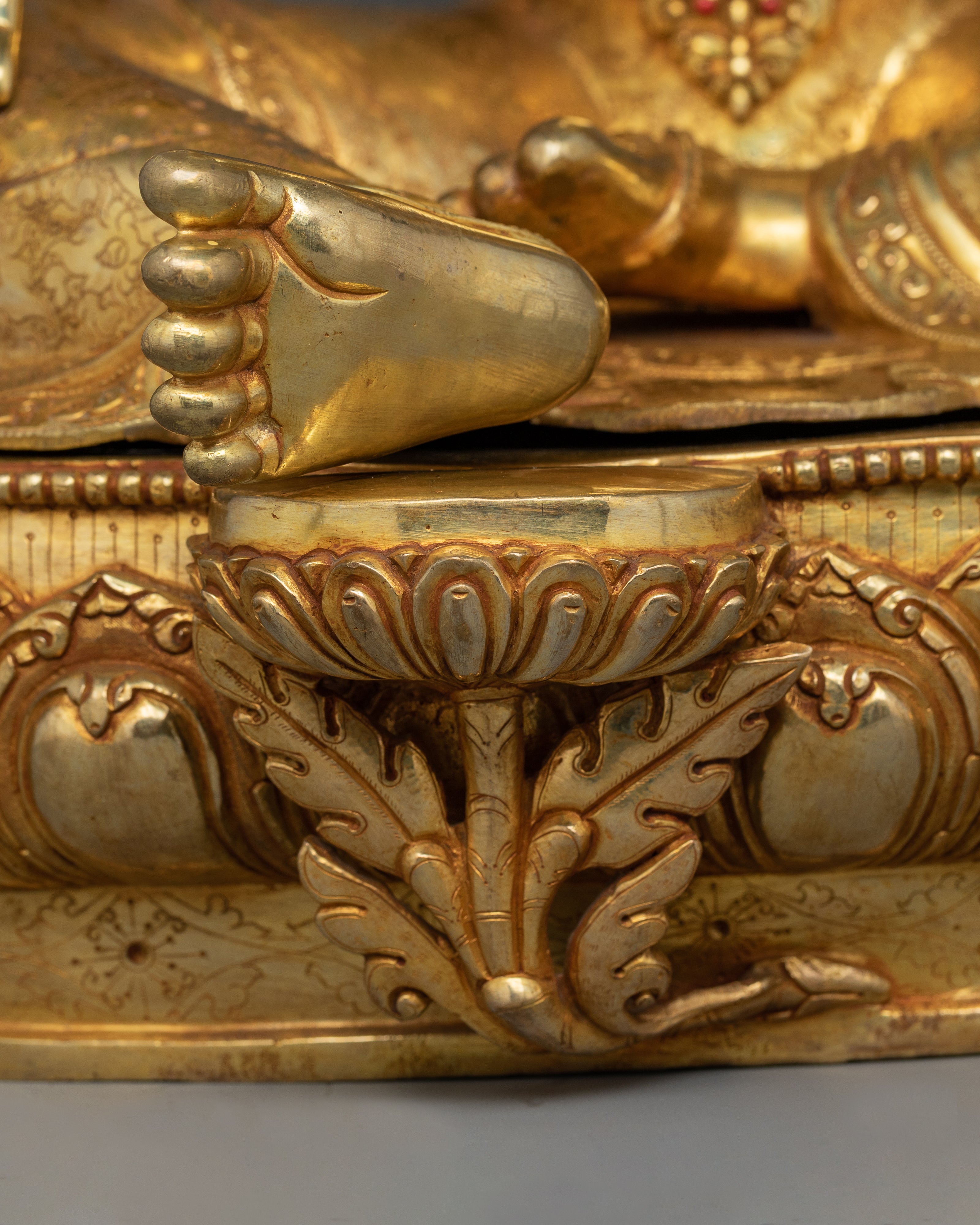 Green Tara Golden Statue | Emanation of Swift Compassion