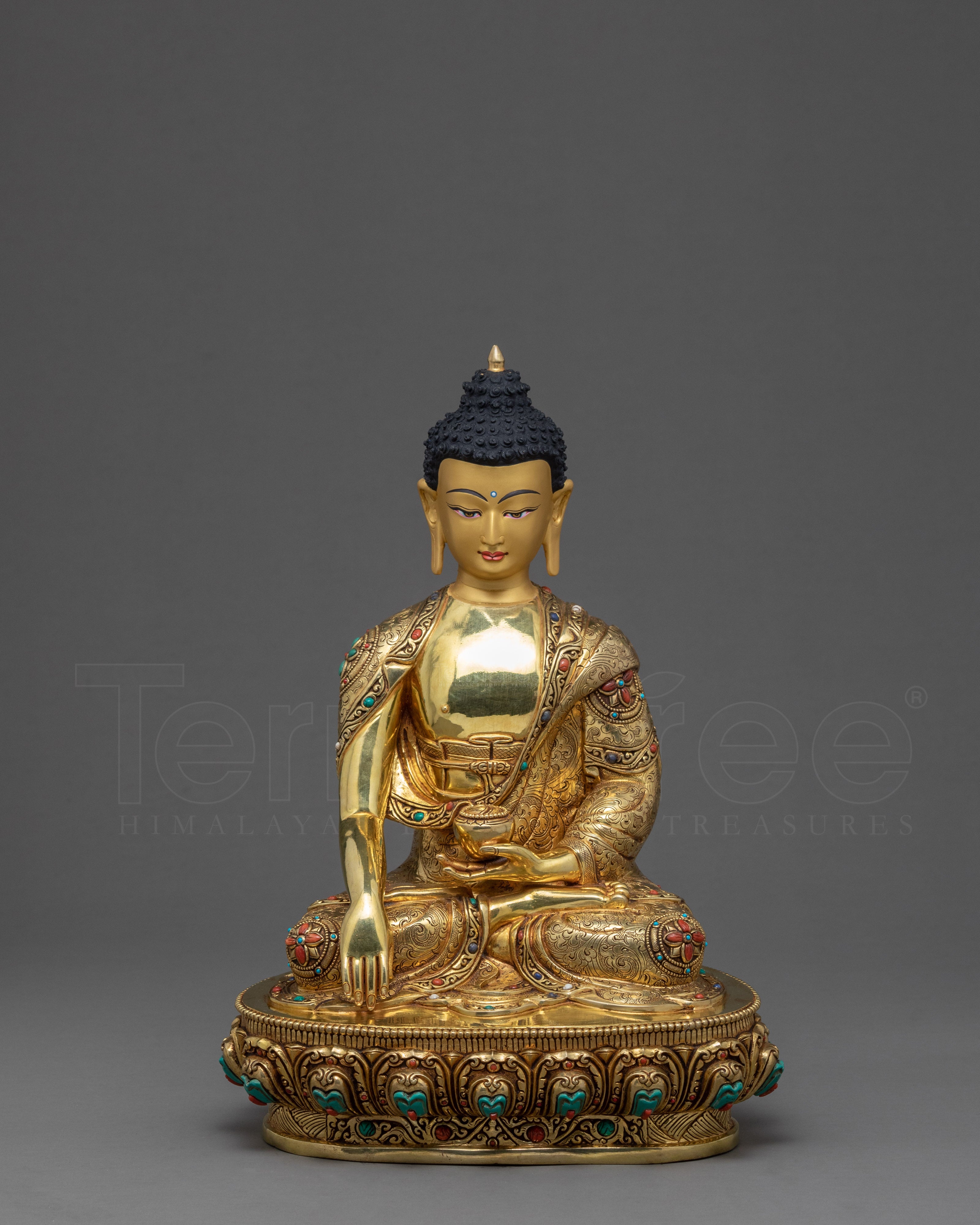 Siddhartha Shakyamuni | The Enlightenment Buddha | Pure Gold Statue