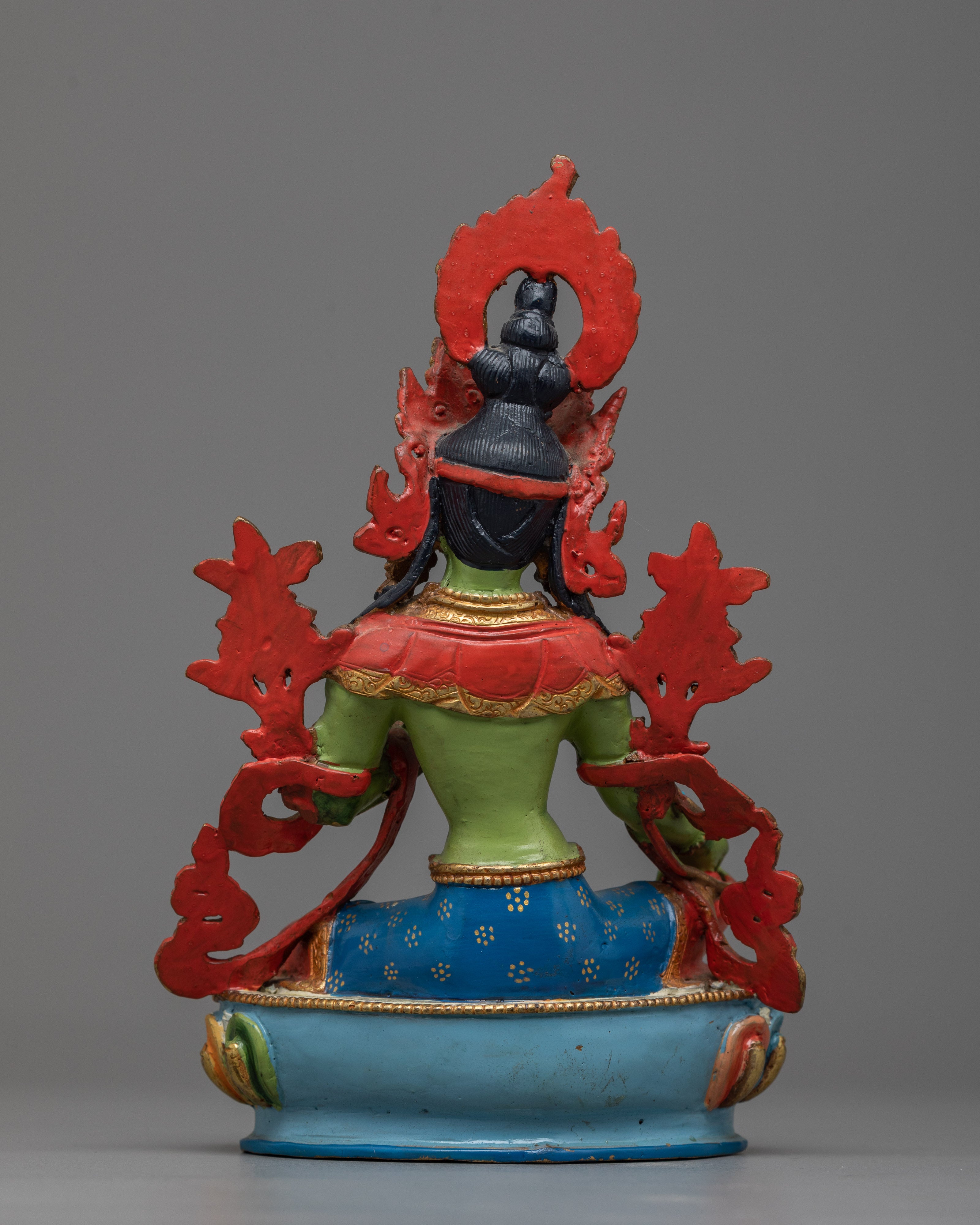 Green Tara Buddha Statue | Resonance of Swift Compassion