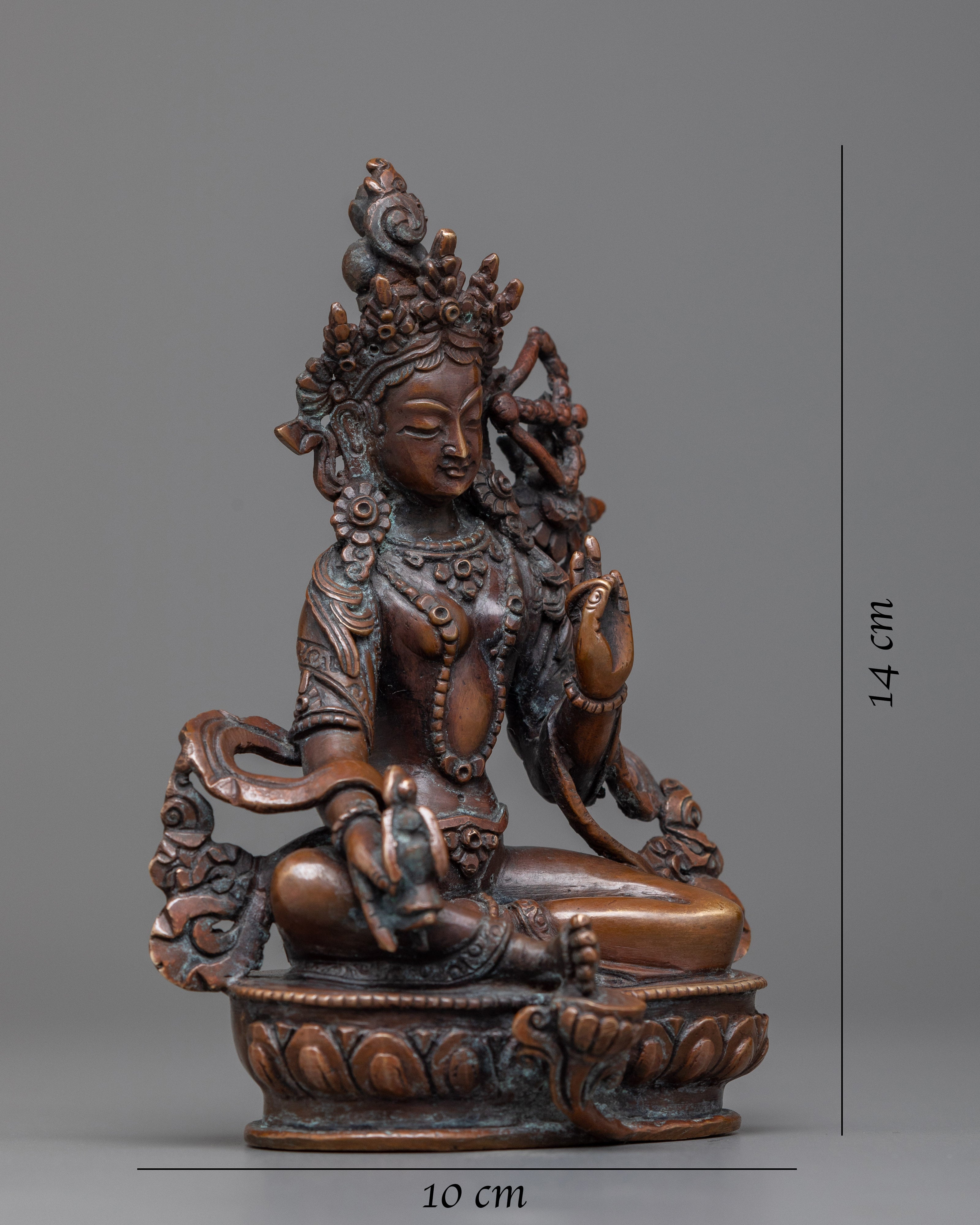 Red Tara Statue | The Radiant Savior of All