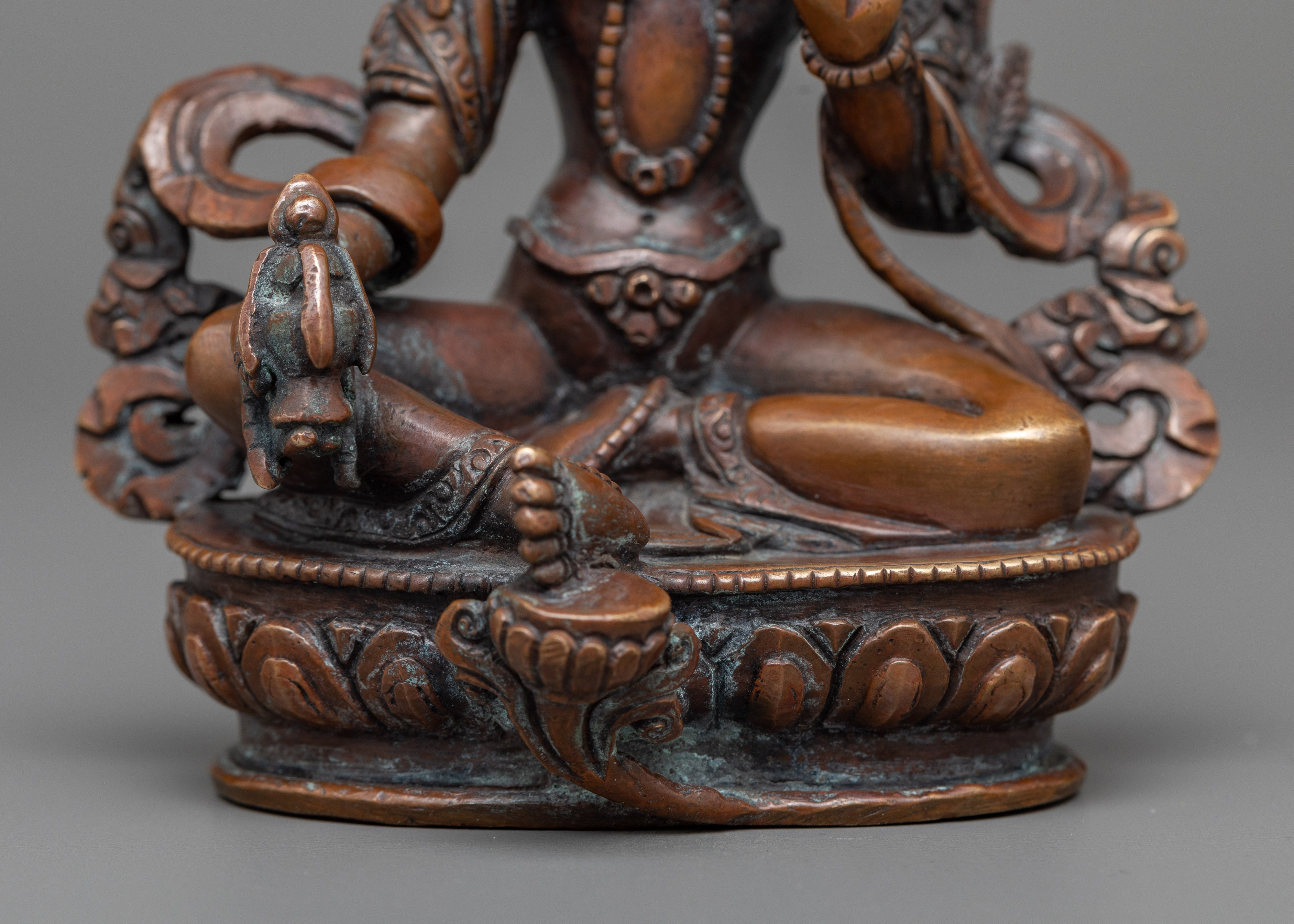 Red Tara Statue | The Radiant Savior of All