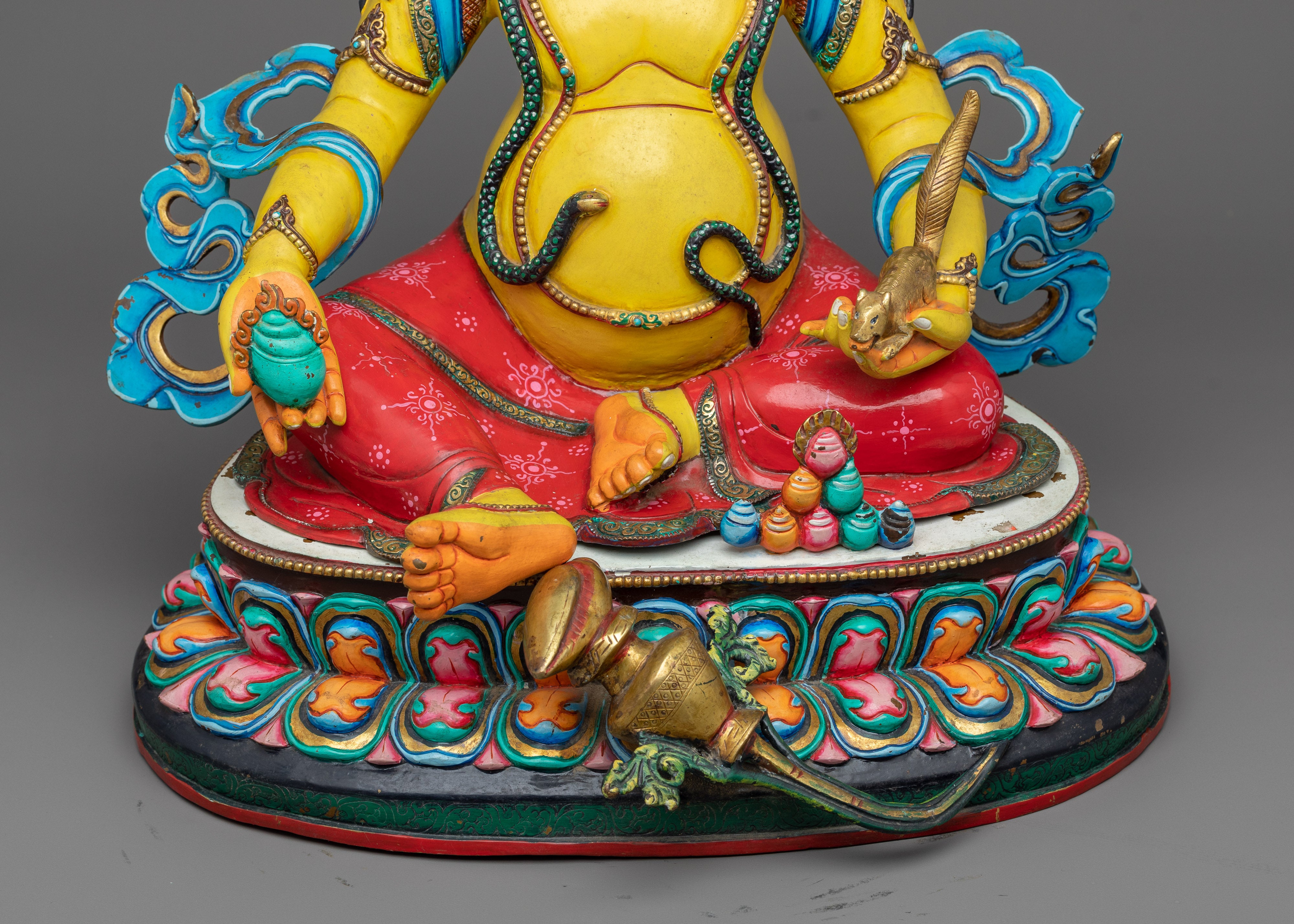 ༀ Zambhala Premium Statue | The Auspicious Wealth-Bringing Deity