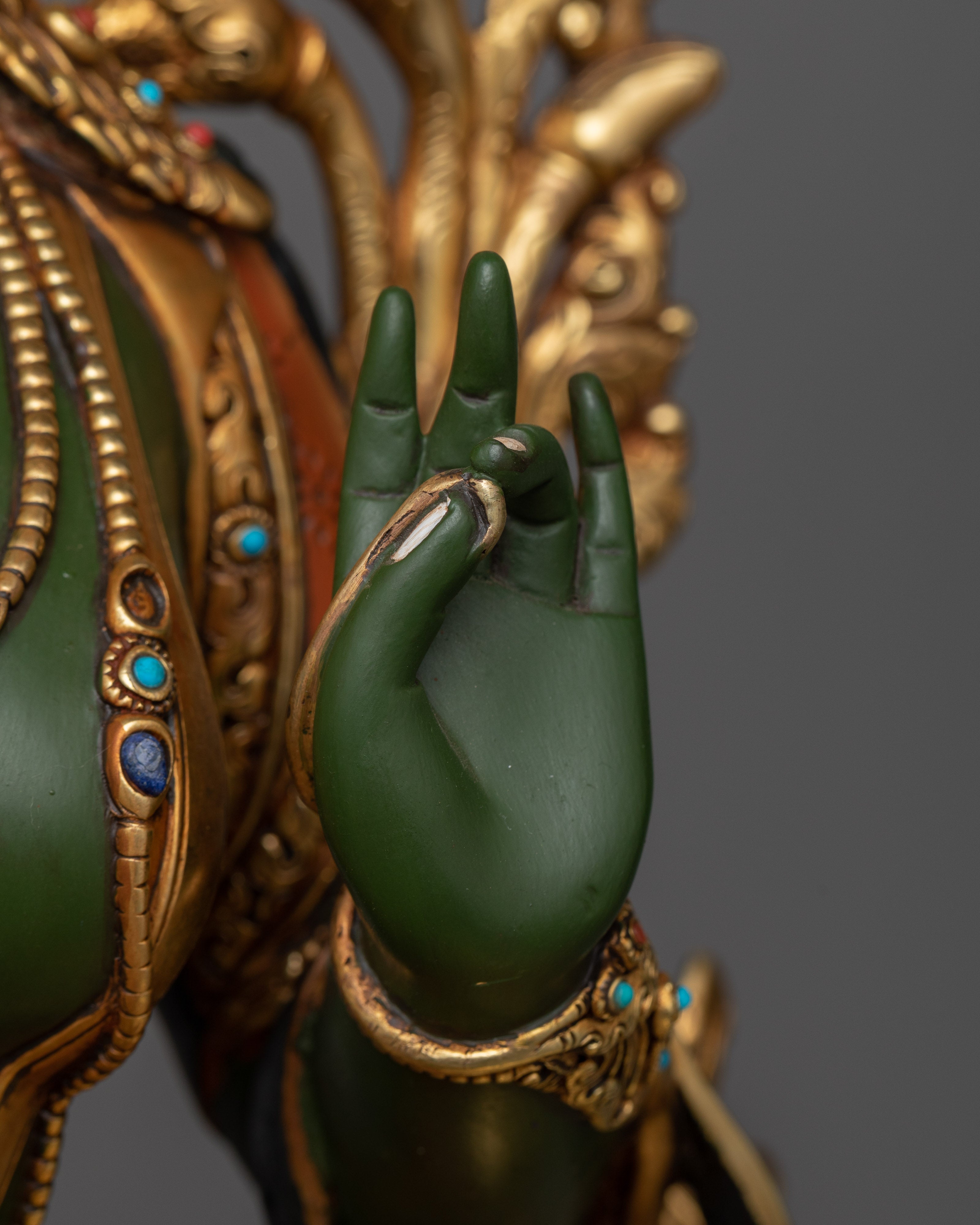 Gorgeous Green Tara Art | Capturing the Spiritual Essence of Deity Tara
