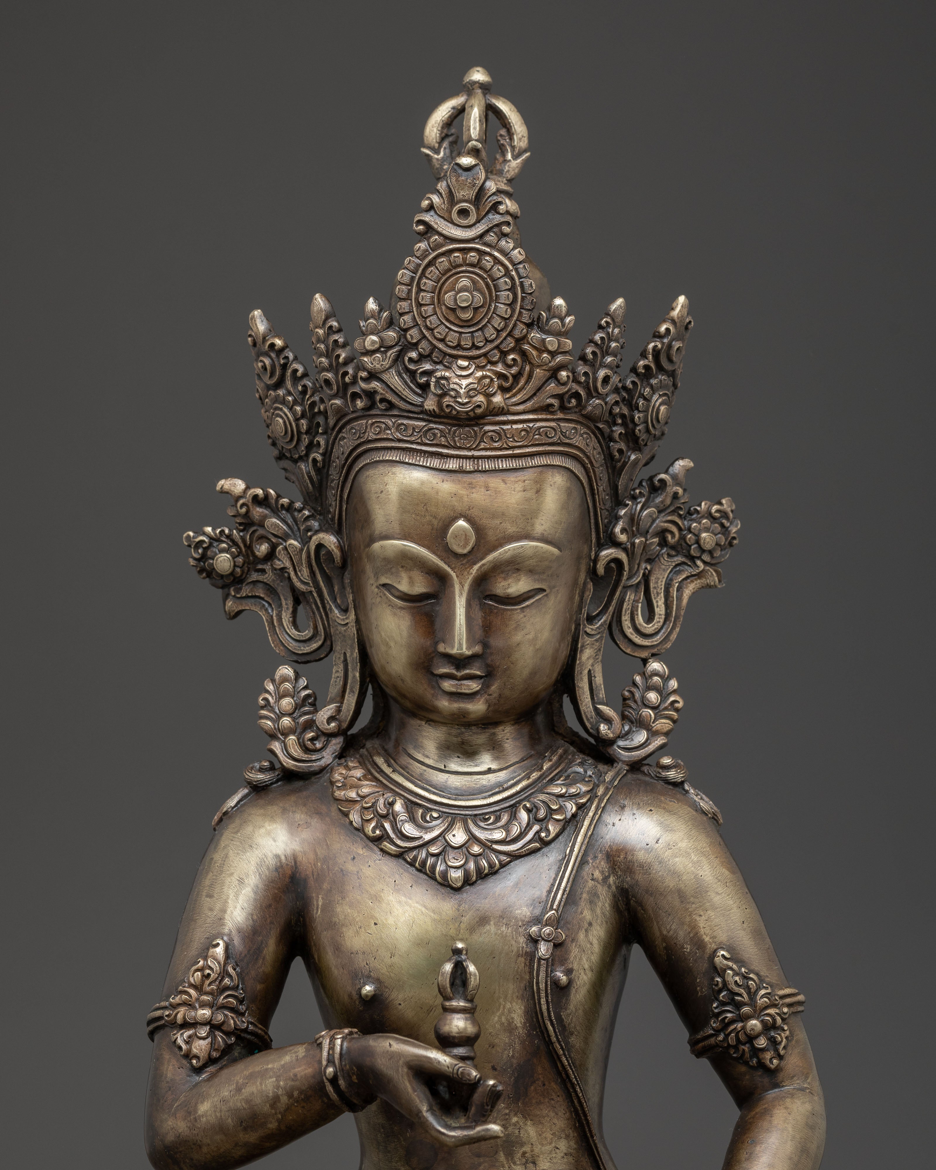 Handcrafted Vajrasattva Statue for Meditation