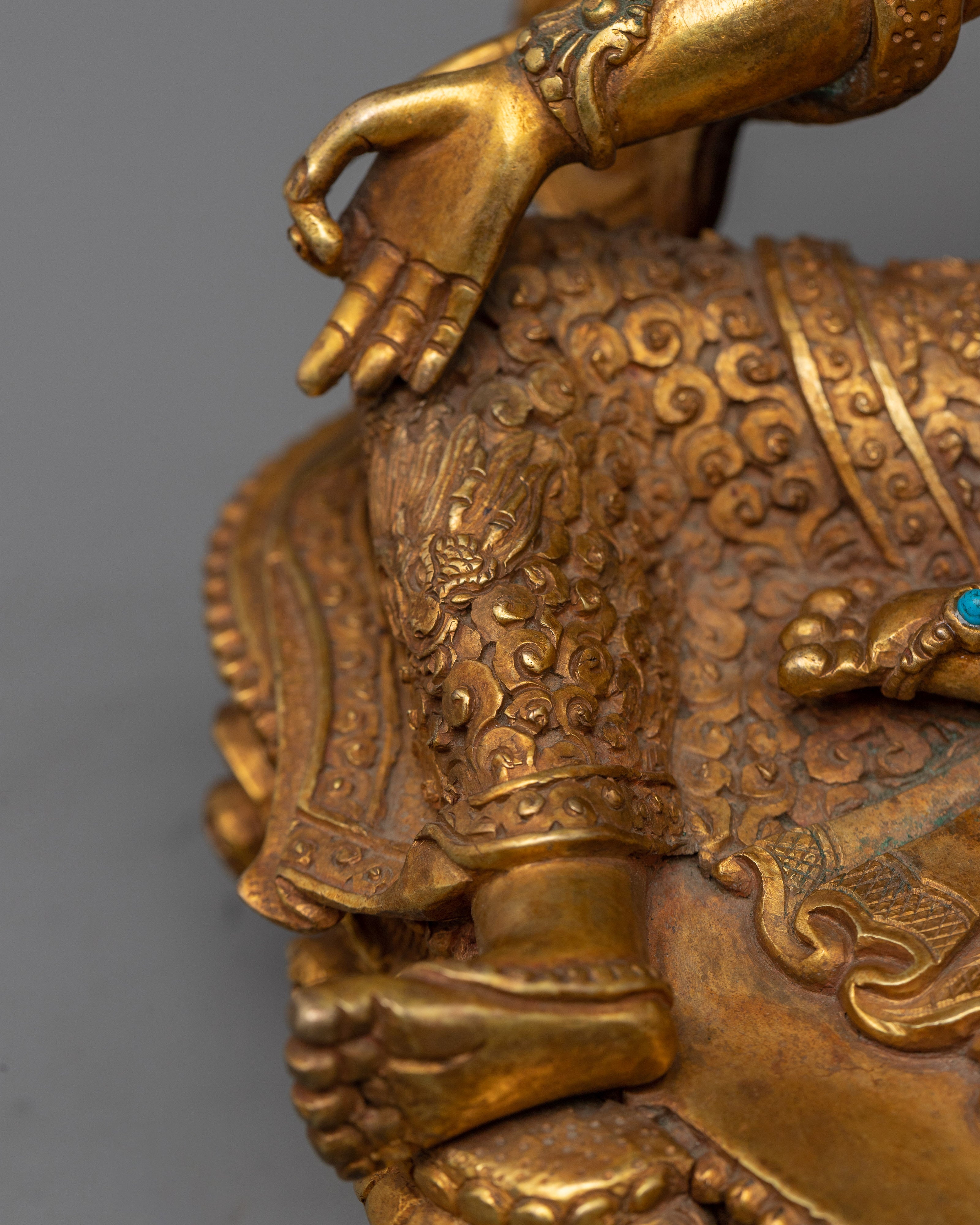 Goddess Green Tara Sculpture | The Rescuer from Eight Fears, Symbol of Swift Assistance