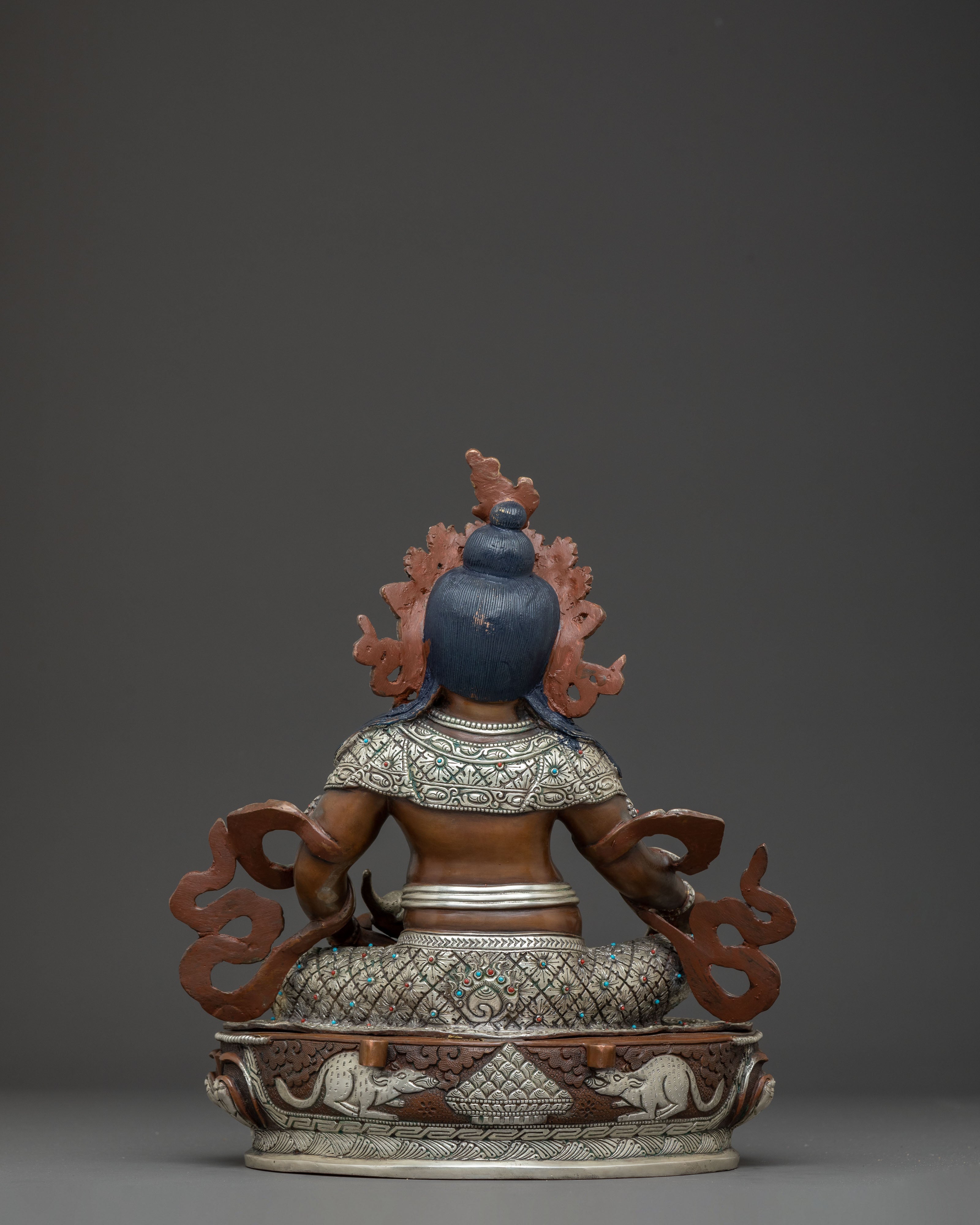 Handcrafted Dzambhala Art: Buddhist Deity of Wealth | Prosperity Icon