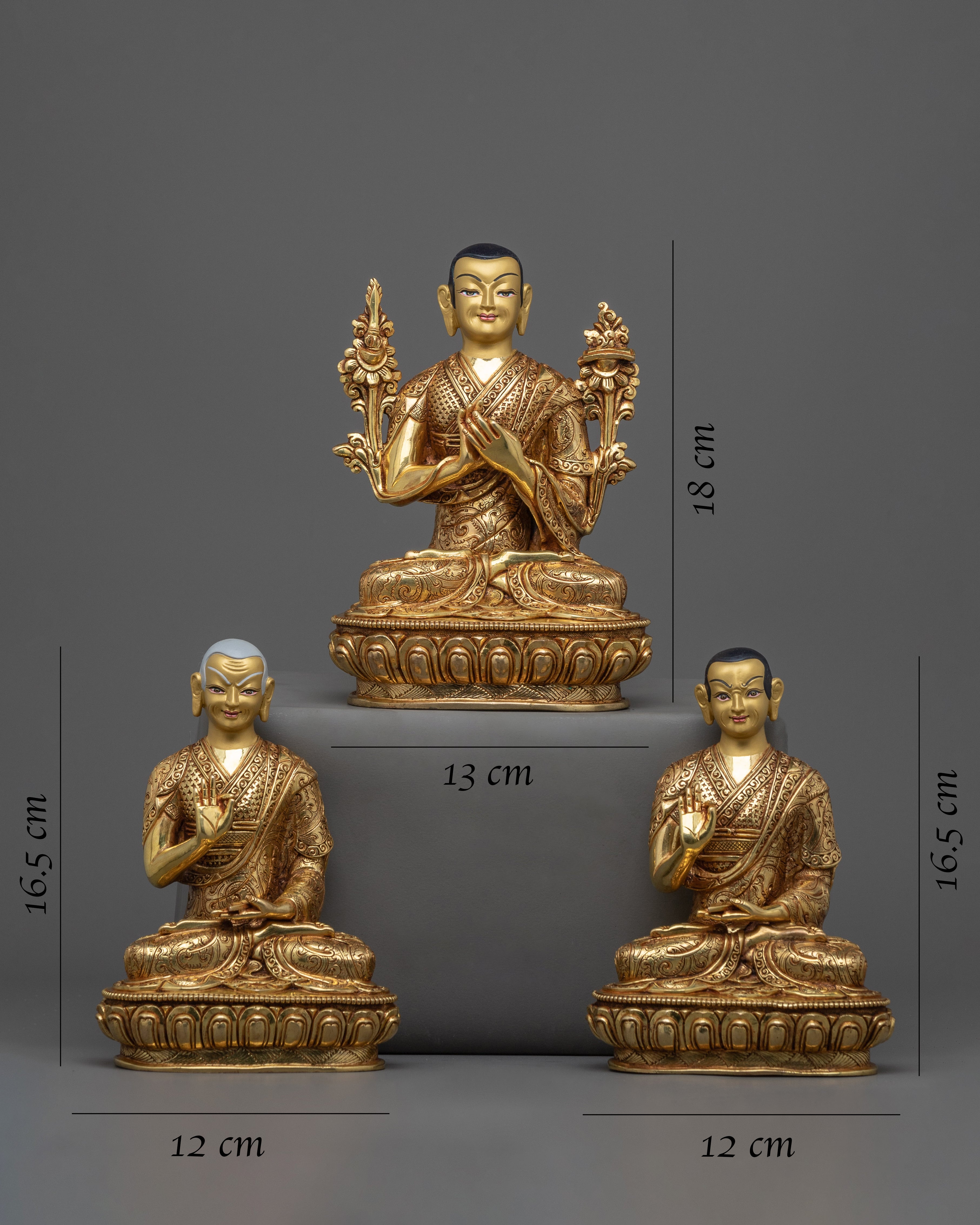 tsongkapa statue set