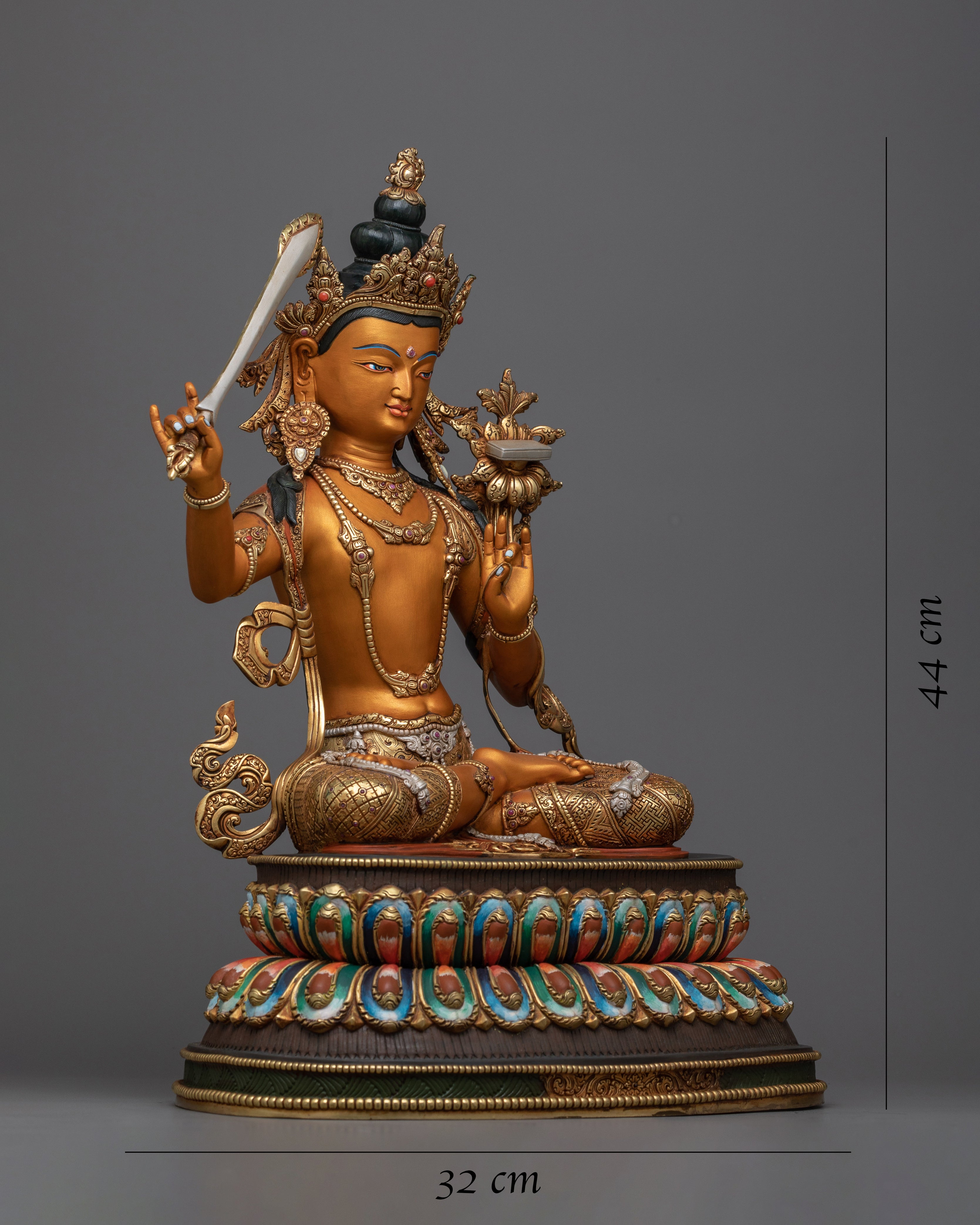 monju-bosatsu-sculpture