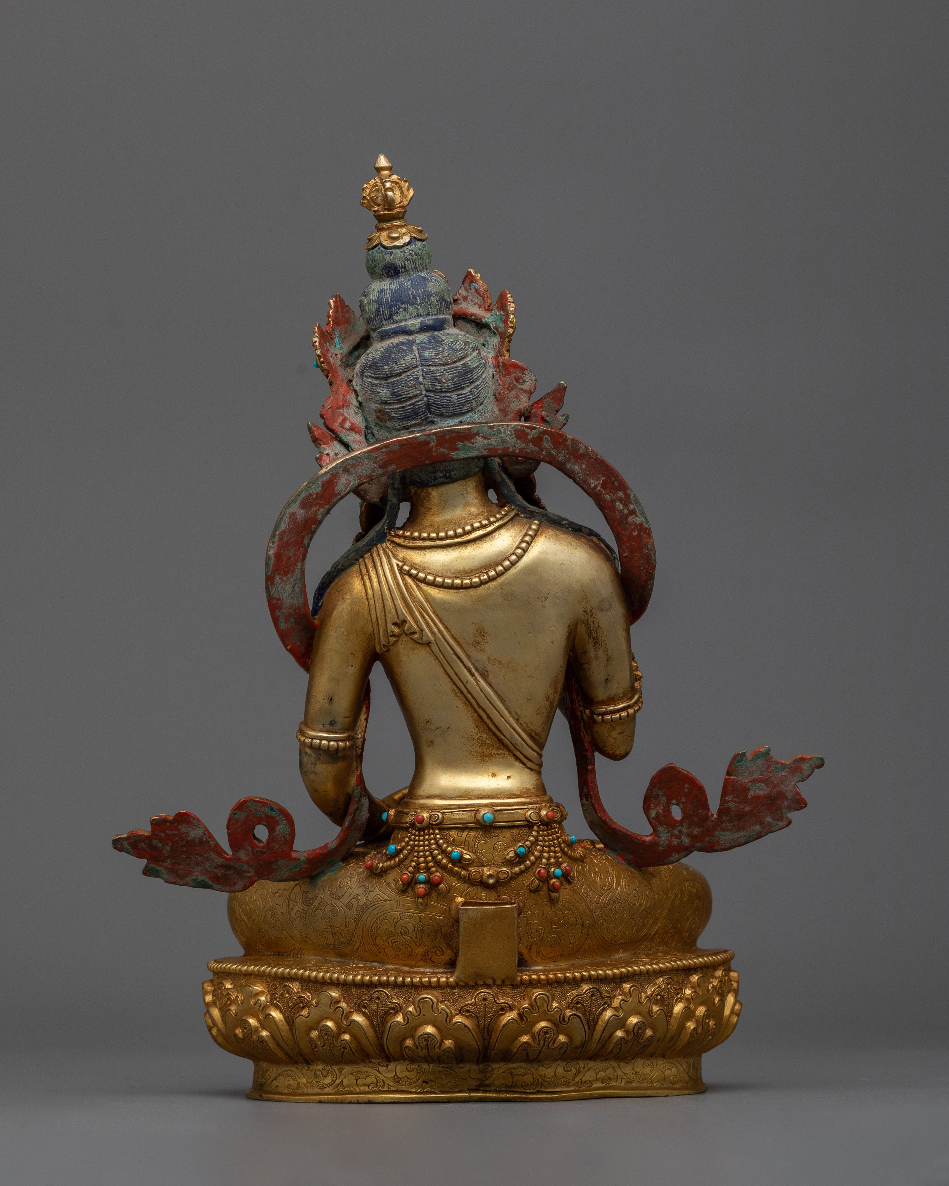Elegant Dorje Sempa Vajrasattva Sculpture | Himalayan Spiritual Artwork
