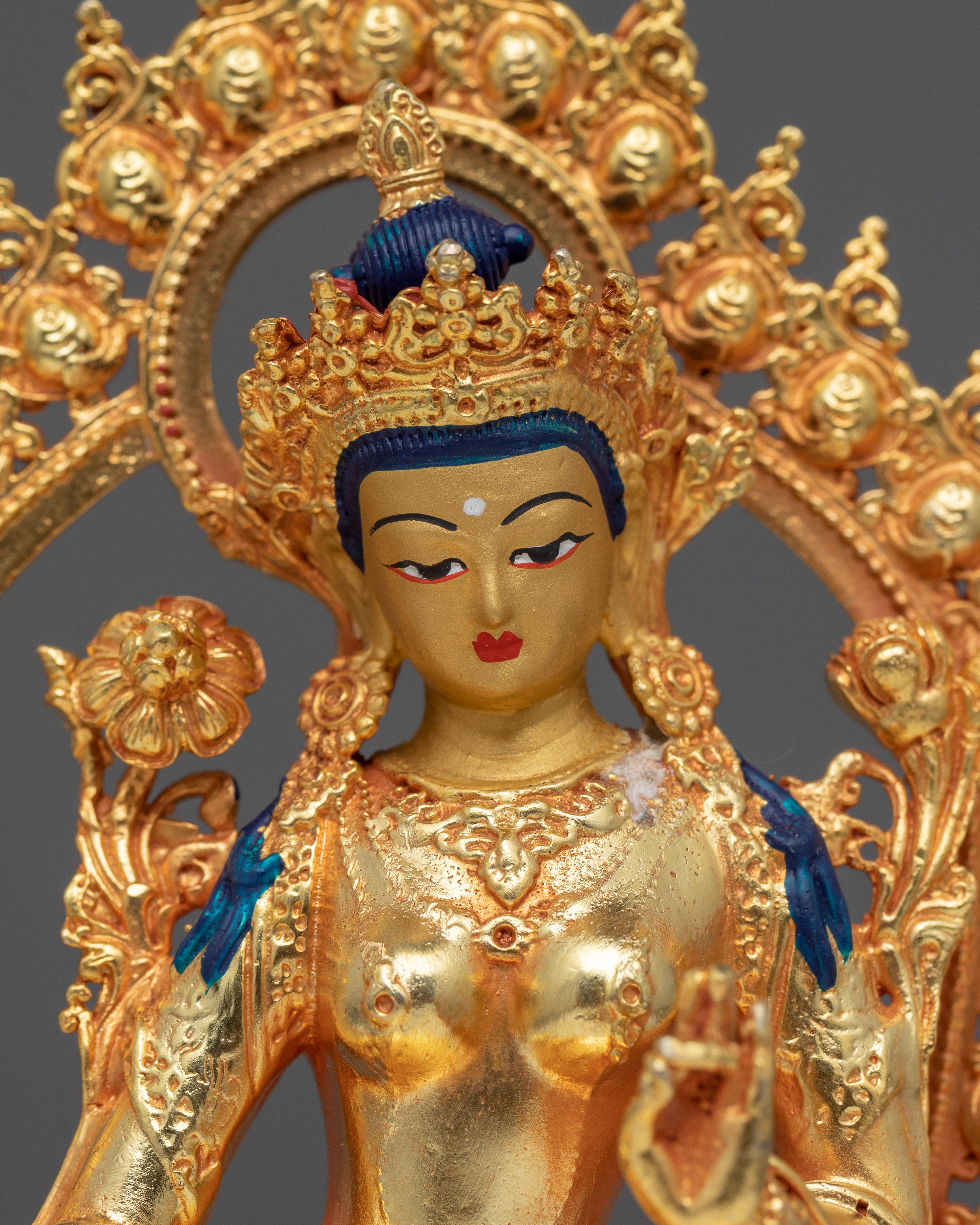tiny-green-tara-statue
