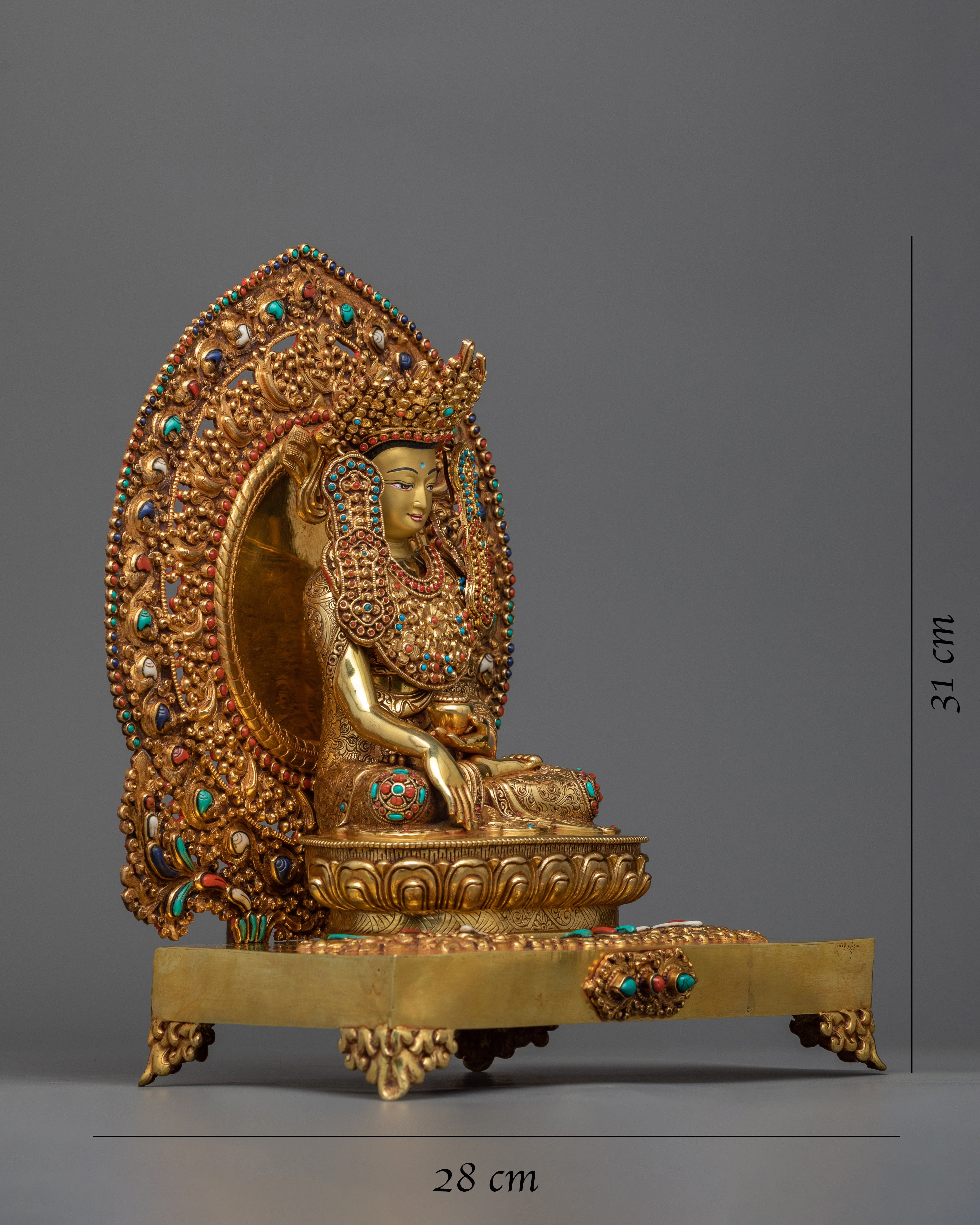 crown-shakyamuni-buddha-figurine