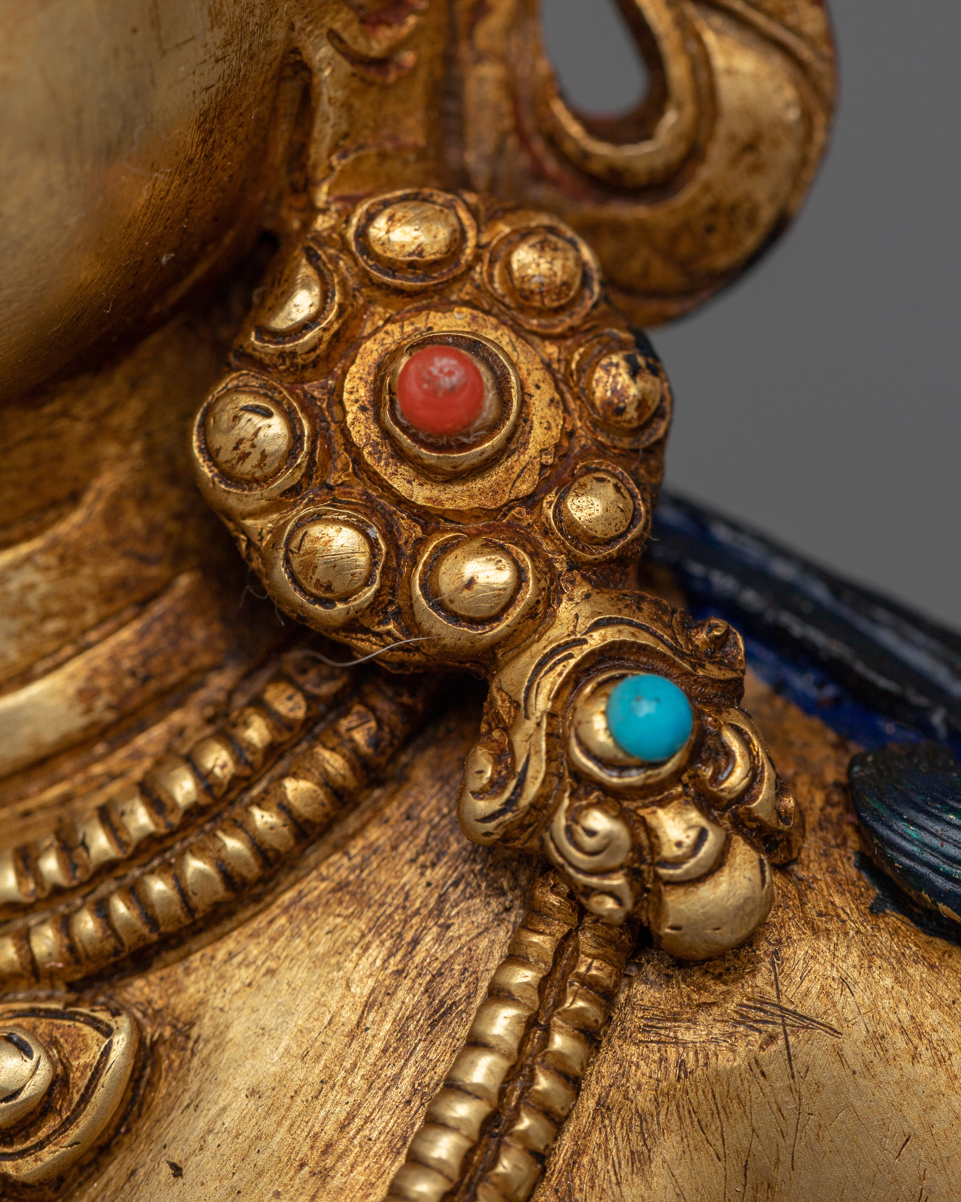 Female Buddha of Compassion Green Tara | Antique Finished Sculpture