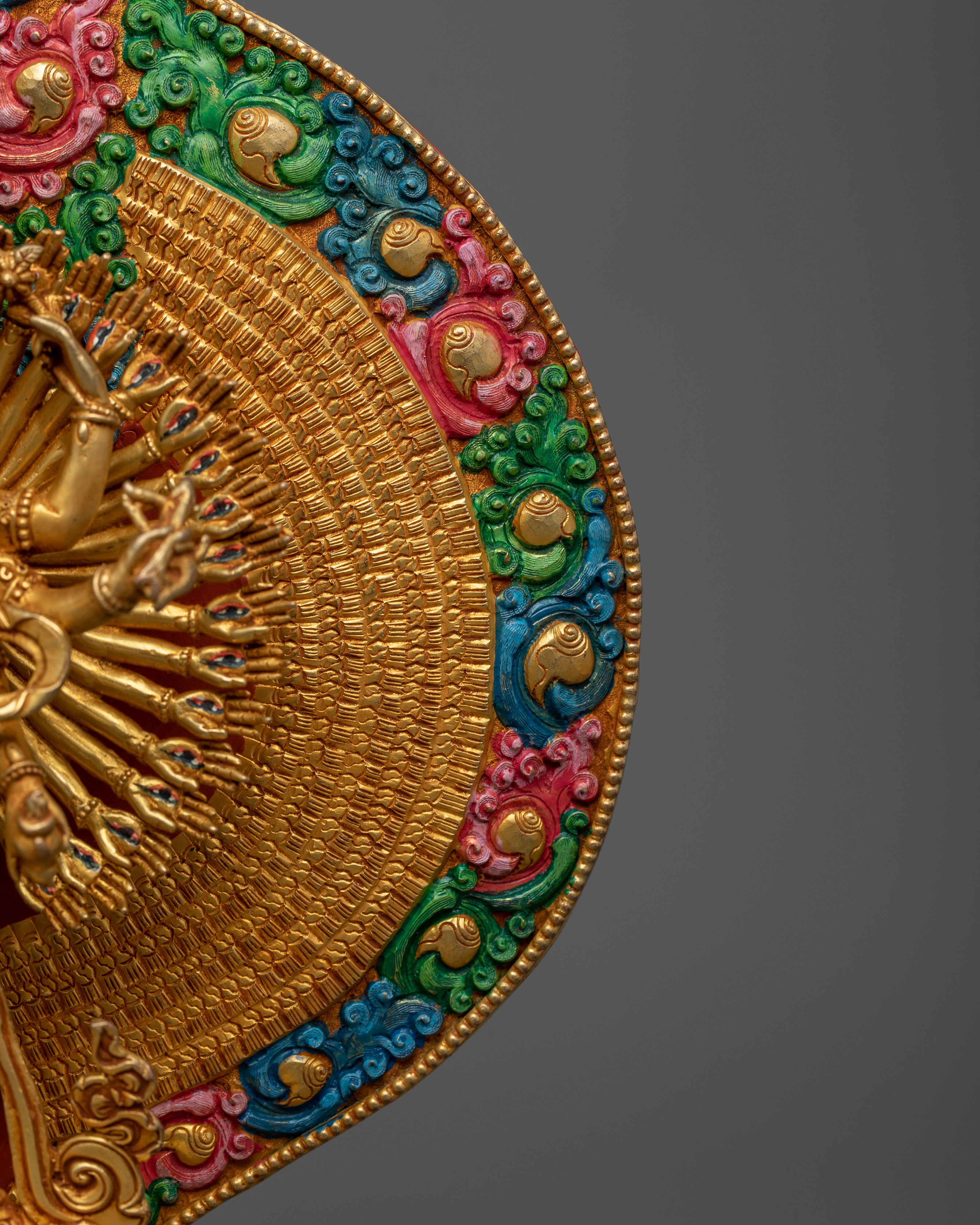 1000 Arm Buddha "Avalokiteshvara" | Himalayan Traditional Art