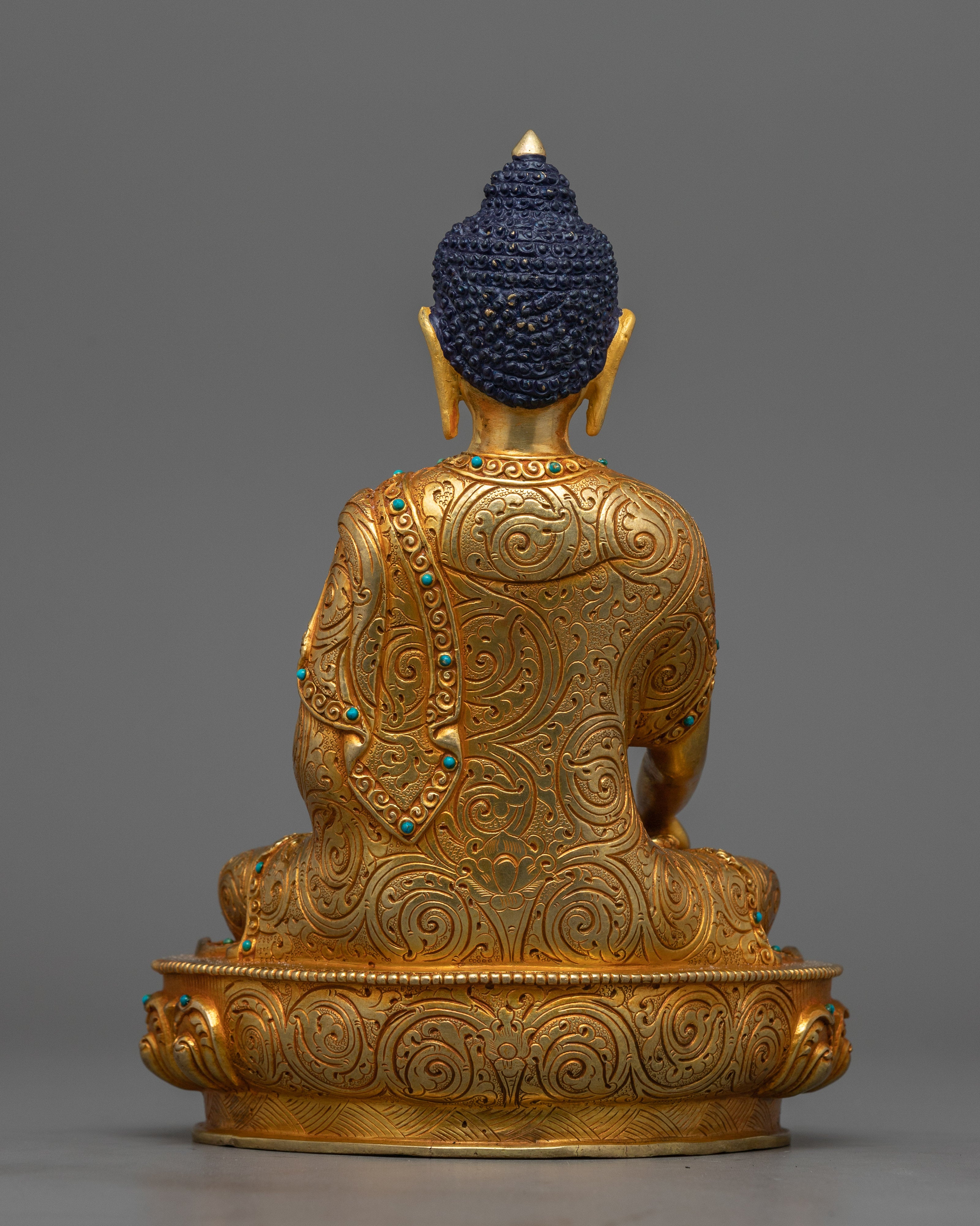 Bodhisattva Shakyamuni Statue | 24K Gold Gilded Artwork