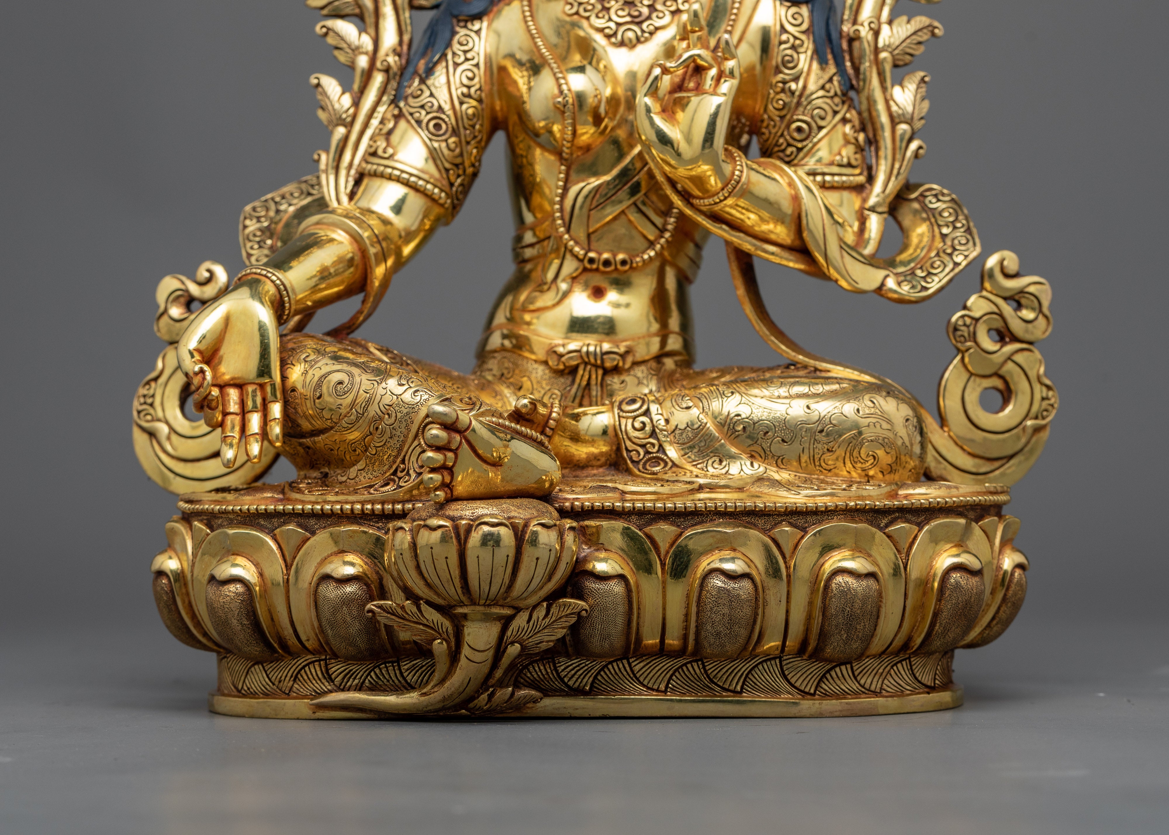 The Divine Feminine Buddha Goddess Statue | Mother Green Tara