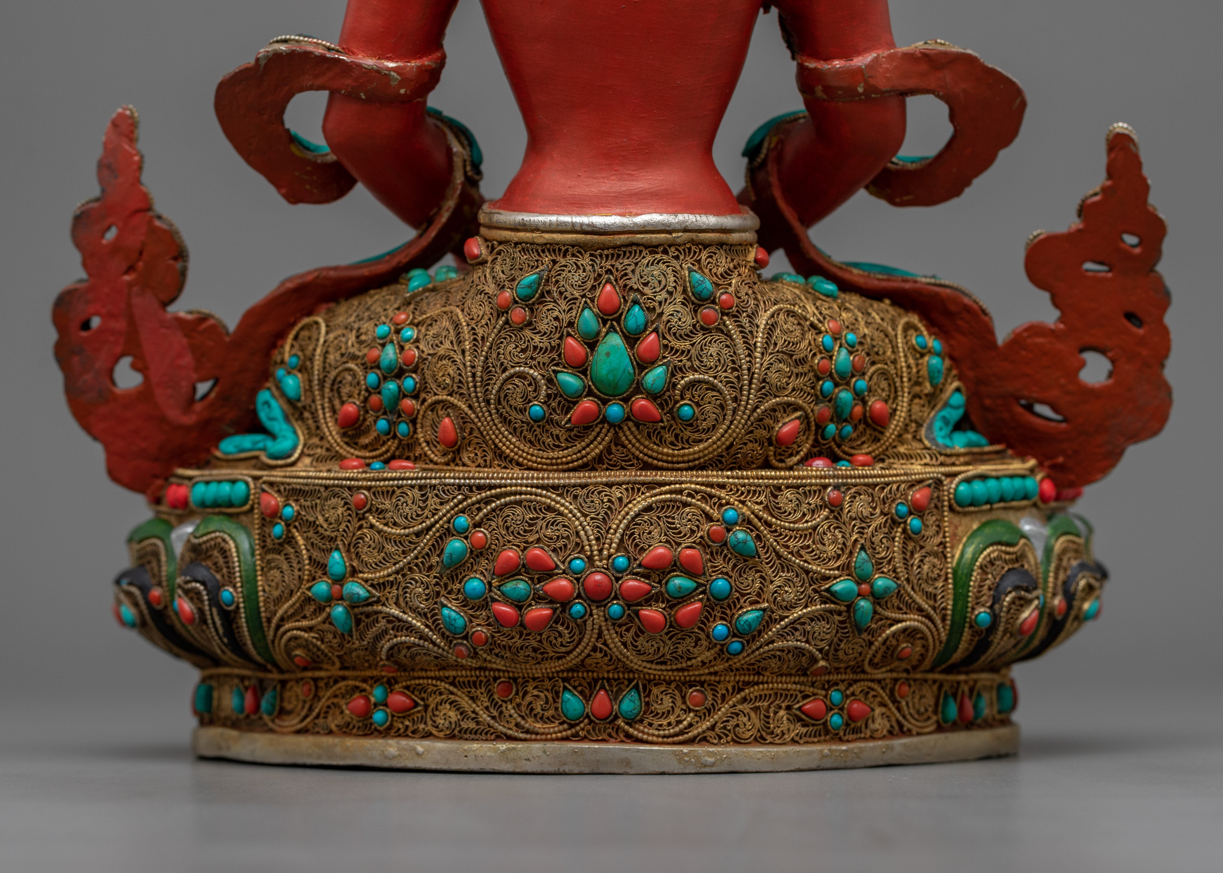 Amitayus, Buddha of Long Life Sculpture | Traditional Himalayan Artwork
