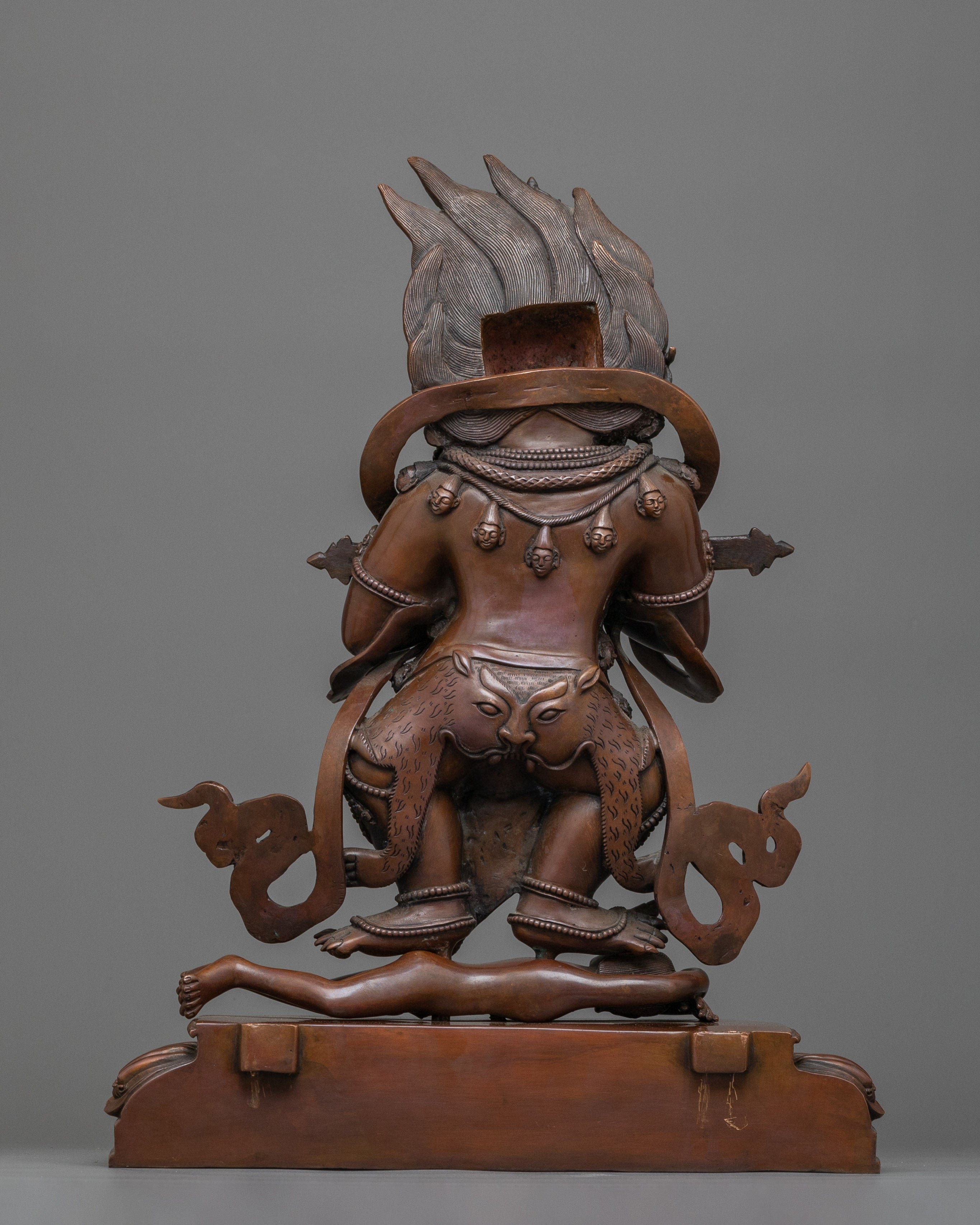 Sakyapa Mahakala Sculpture | The Protector's Grand Statue
