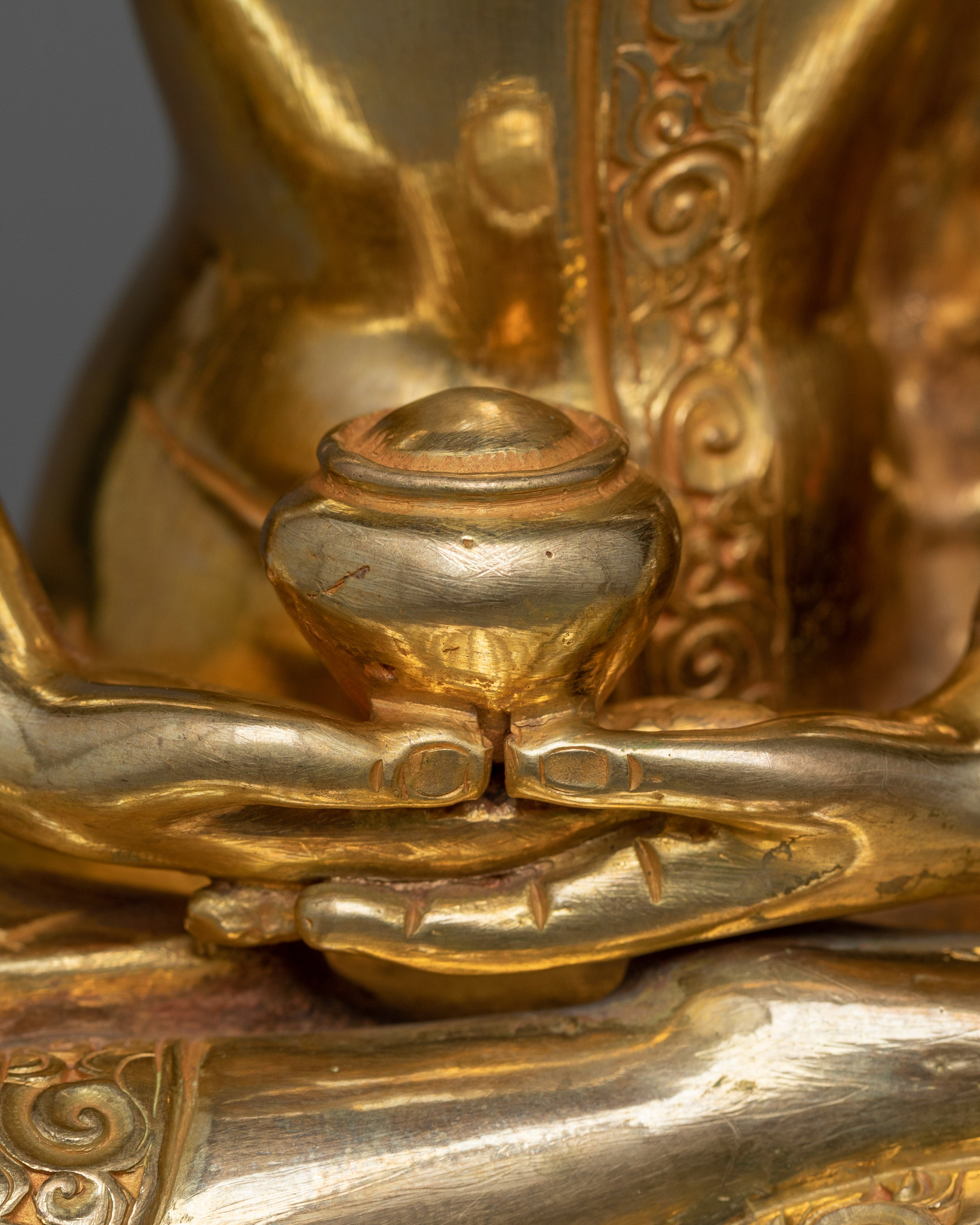 Buddha Sculpture Triad | Shakyamuni, Amitabha, and Medicine Buddha Set
