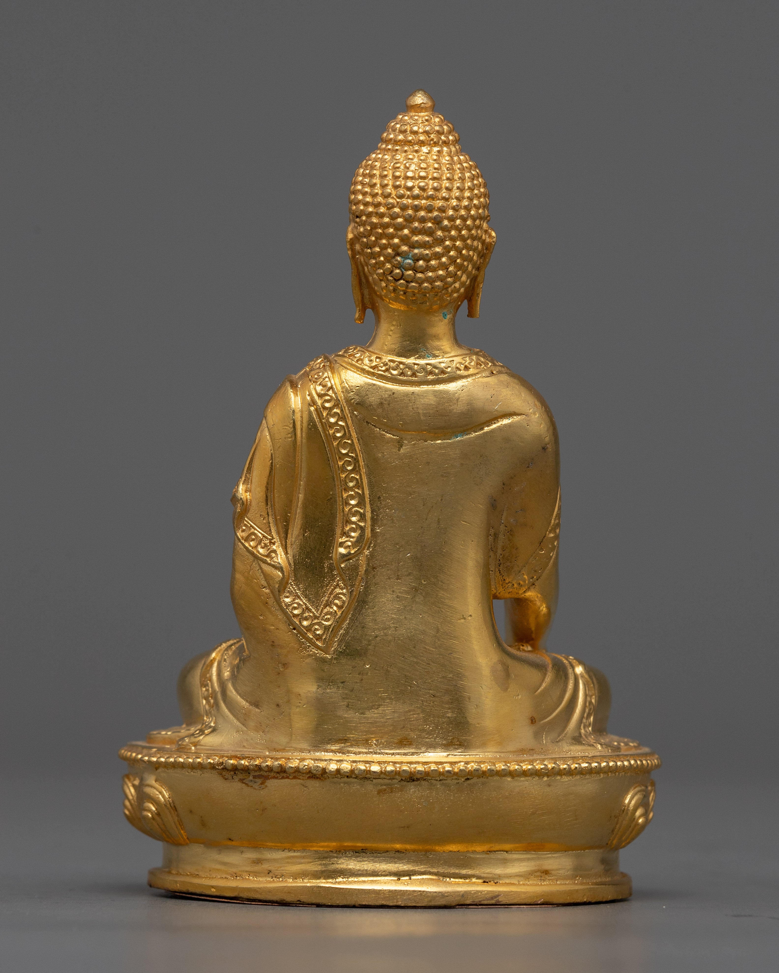 Tiny Shakyamuni Buddha Statue | 24K Gold Radiance