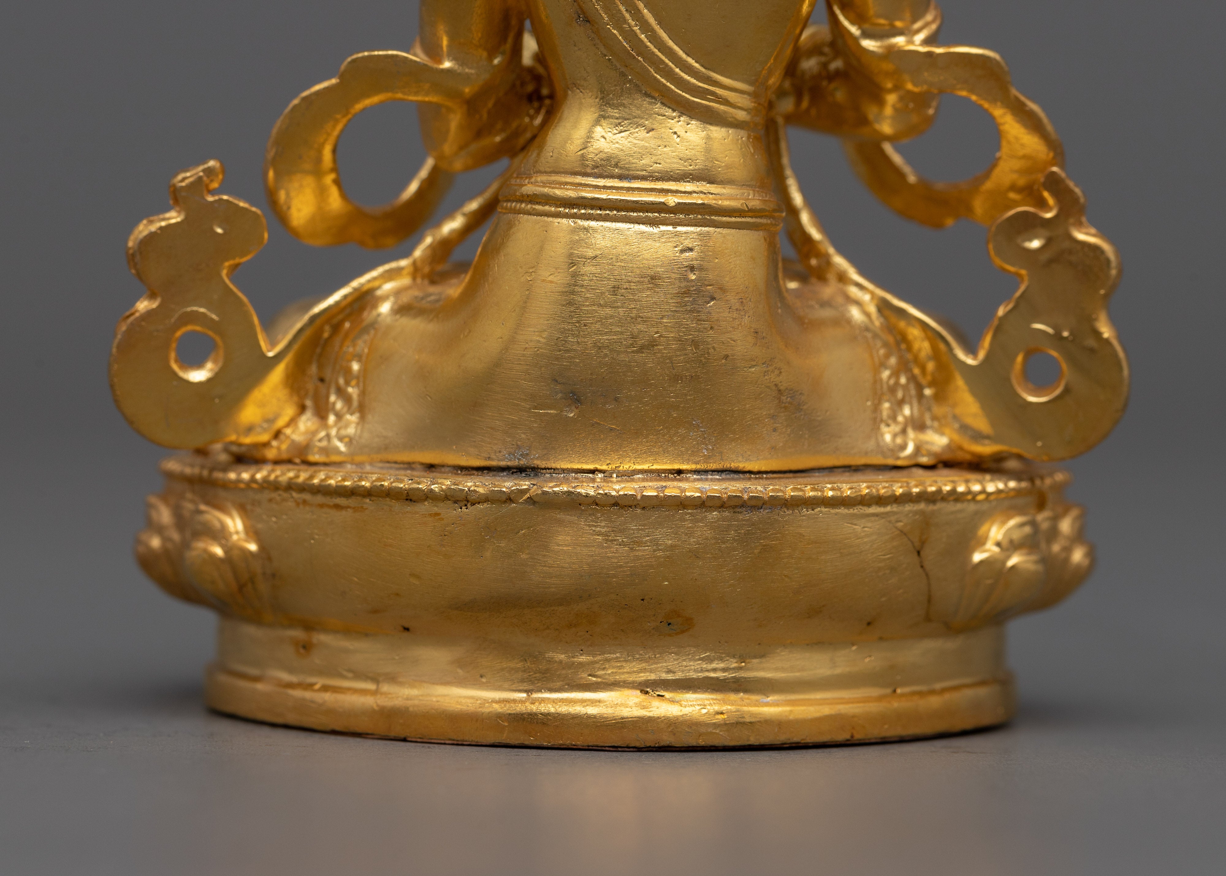 Small Scale Vajradhara Statue | 24K Gold Electroplated Majesty