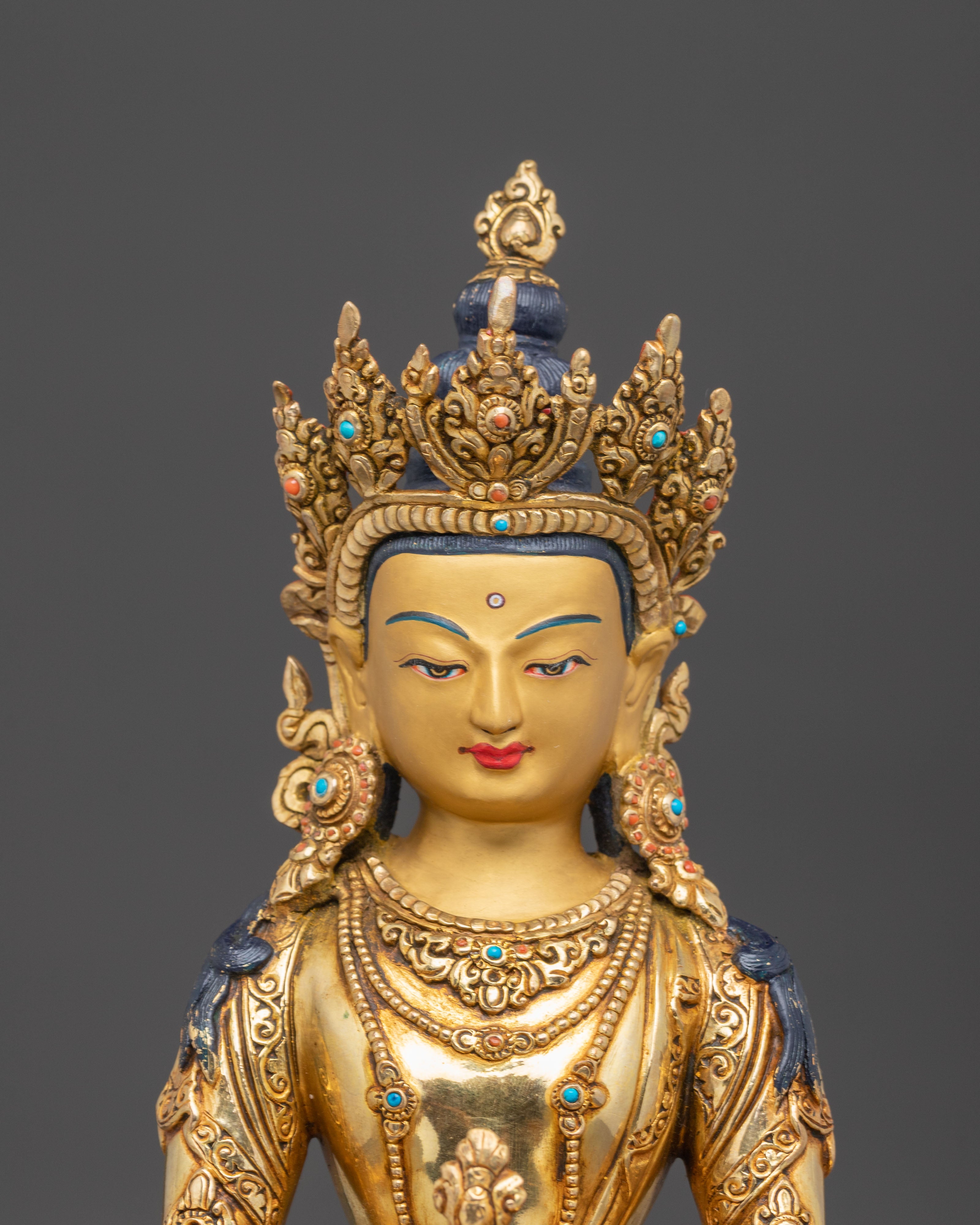 Handmade Buddha from Pure Land Amitayus Sculpture | Buddha of Infinite Life