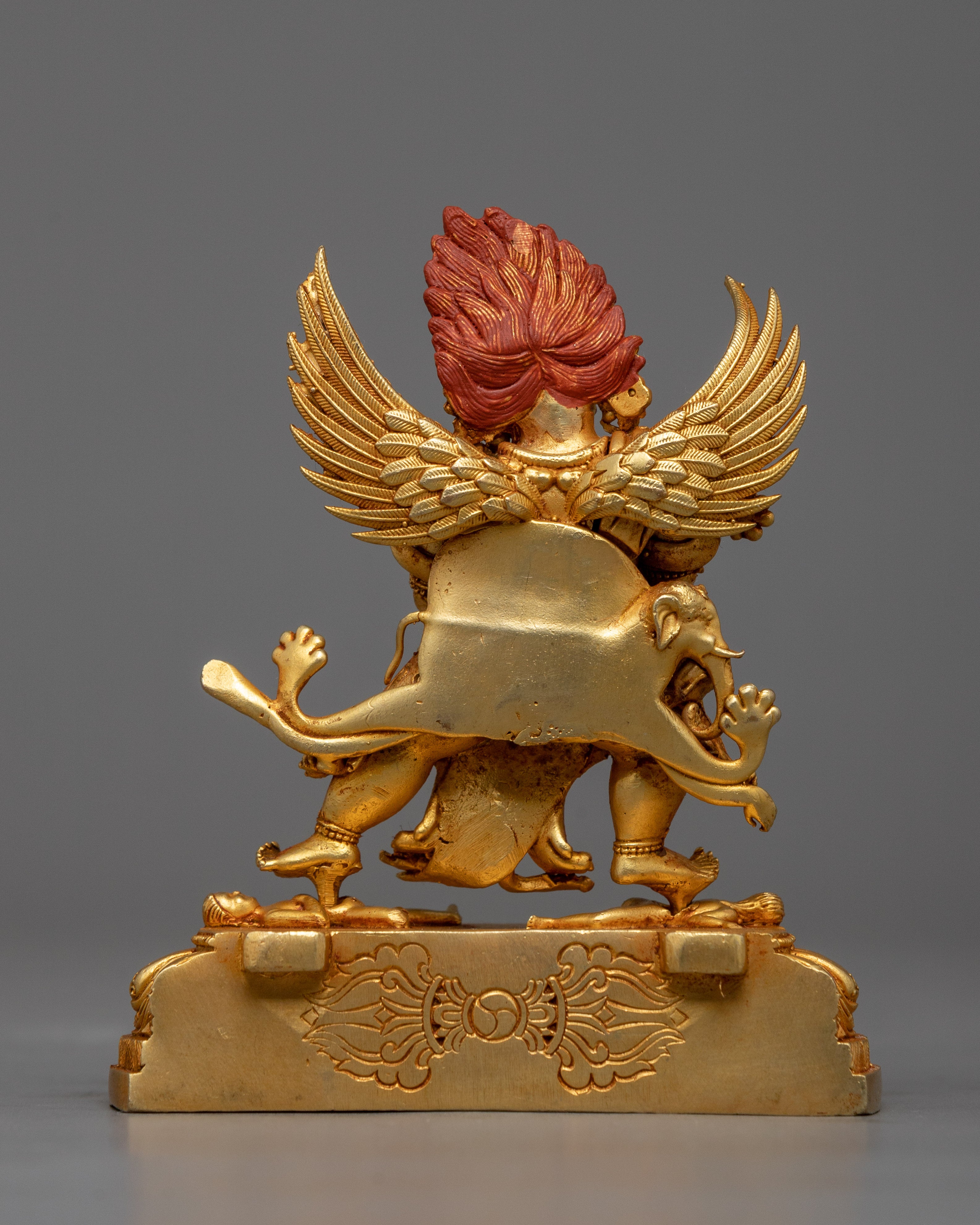 Small Statue of Vajrakilaya | 24K Gold Electroplated Spiritual Warrior