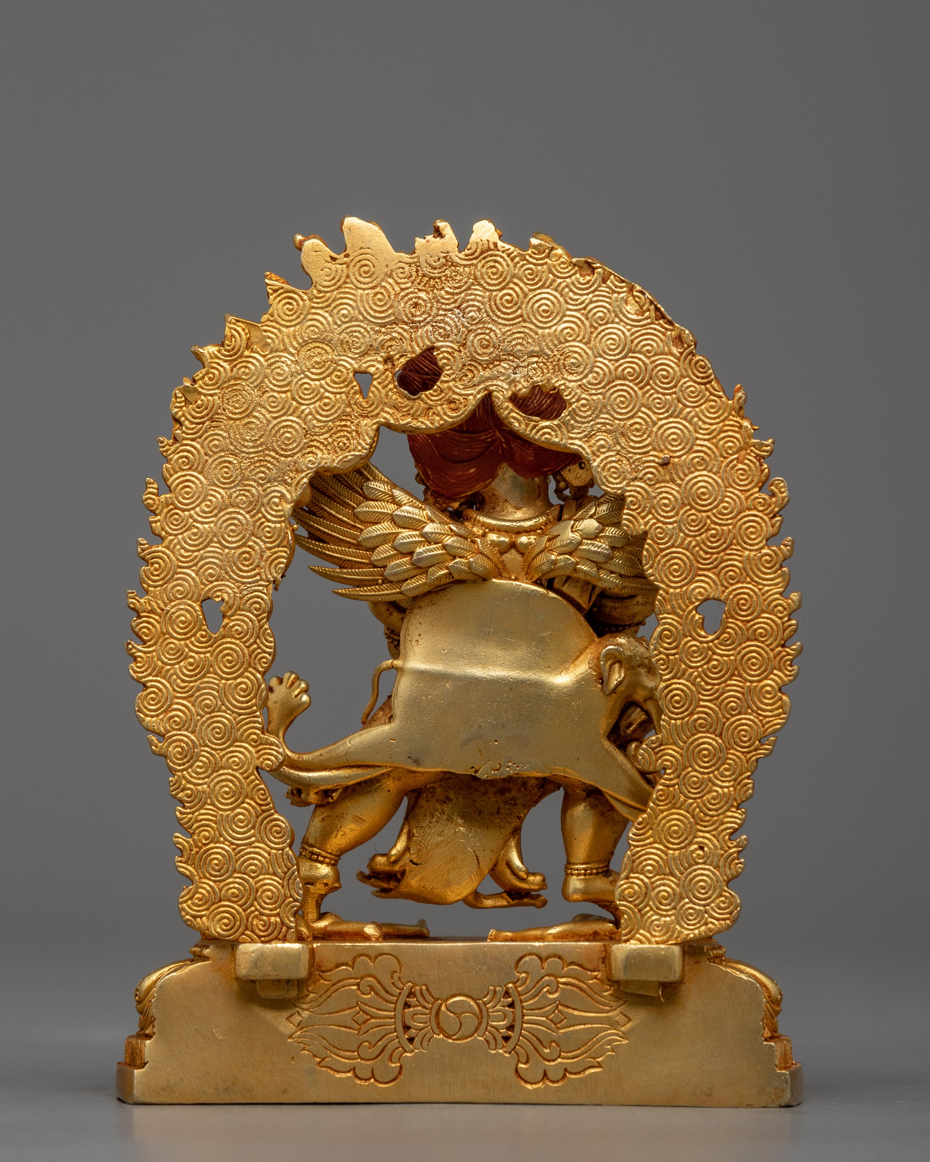 Small Statue of Vajrakilaya | 24K Gold Electroplated Spiritual Warrior