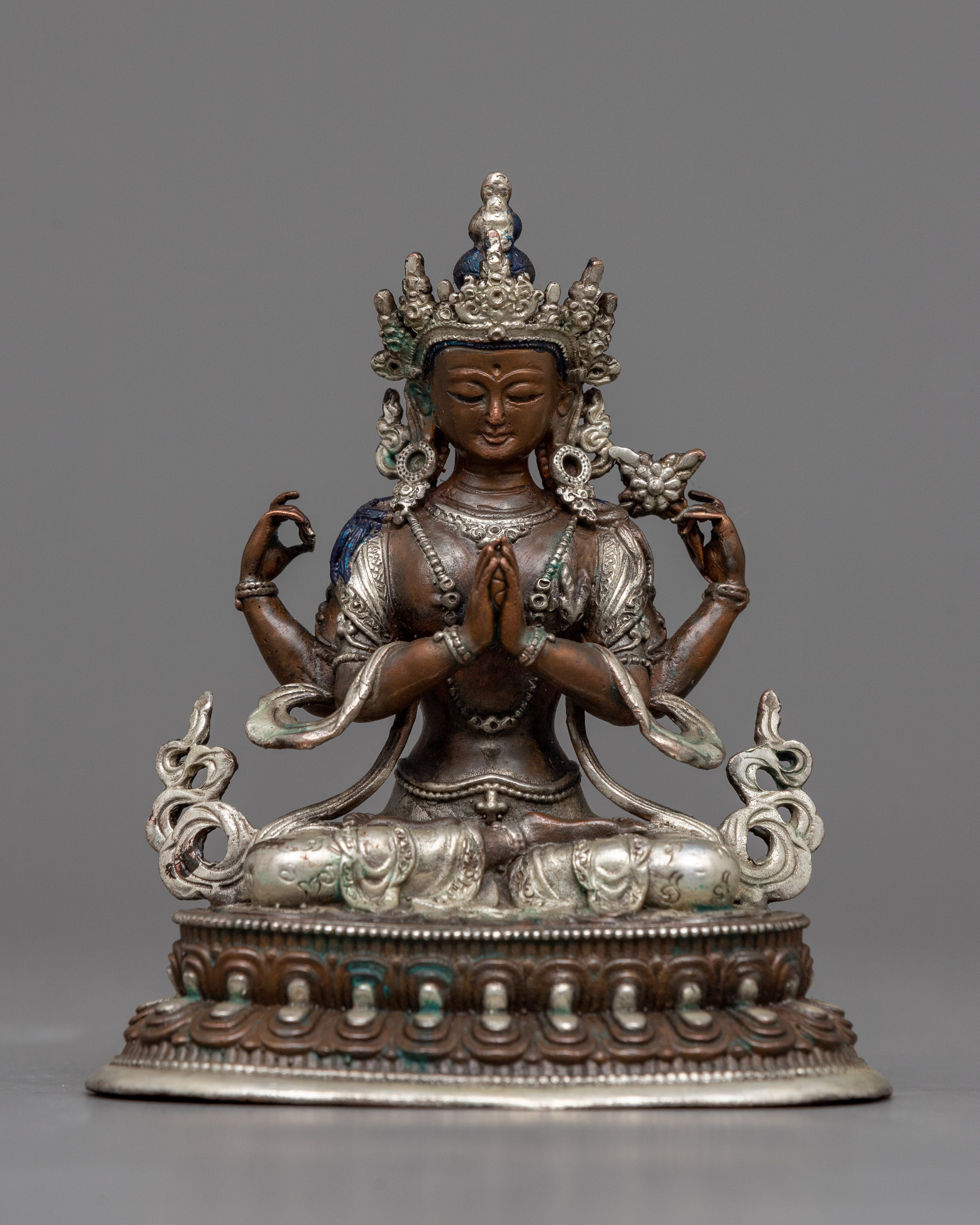 miniature-statue of chenrezig