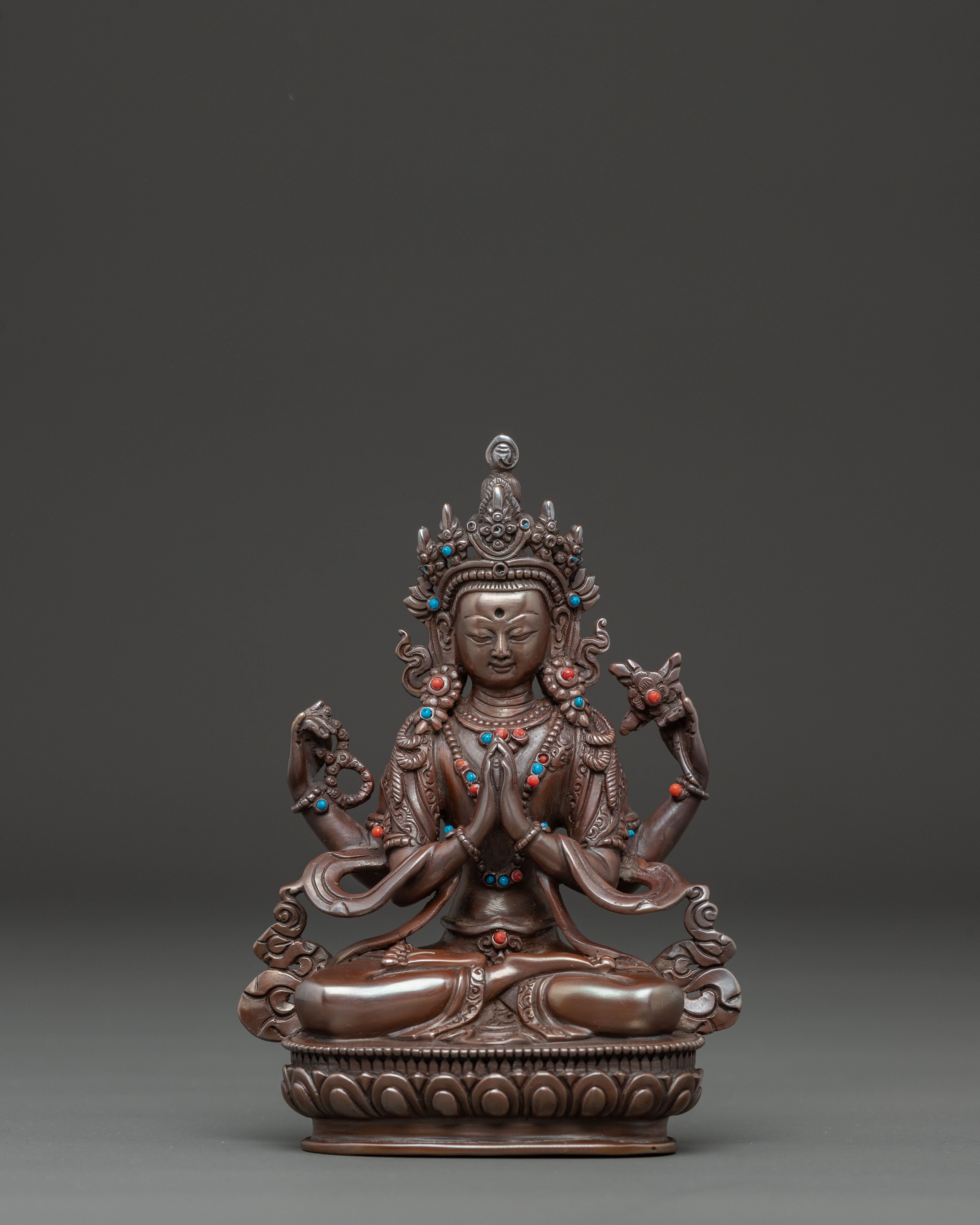 Handmade Statue of Bodhisattva Chenrezig | Avalokiteshvara - Compassion Buddha