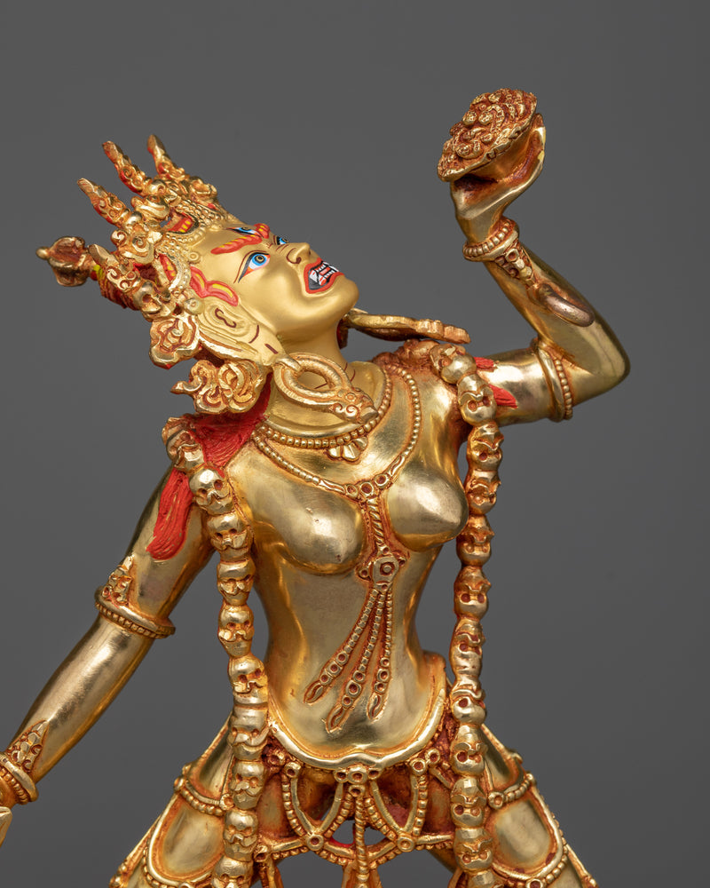 Vajrayogini Dakini Statuette | Essence of Tantric Wisdom