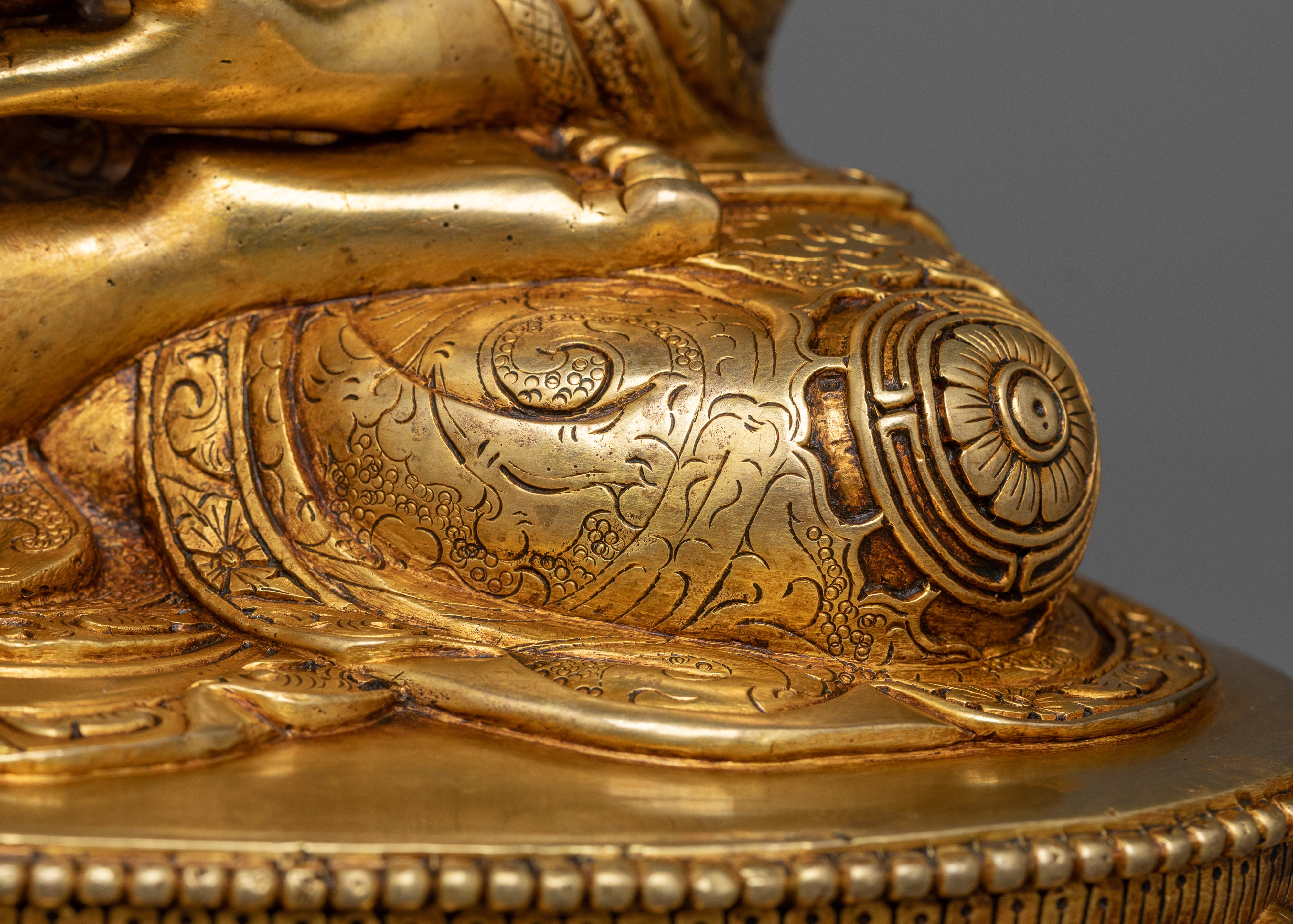 24K Gold-Gilded Medicine Buddha Statue | Beacon of Healing and Wellbeing