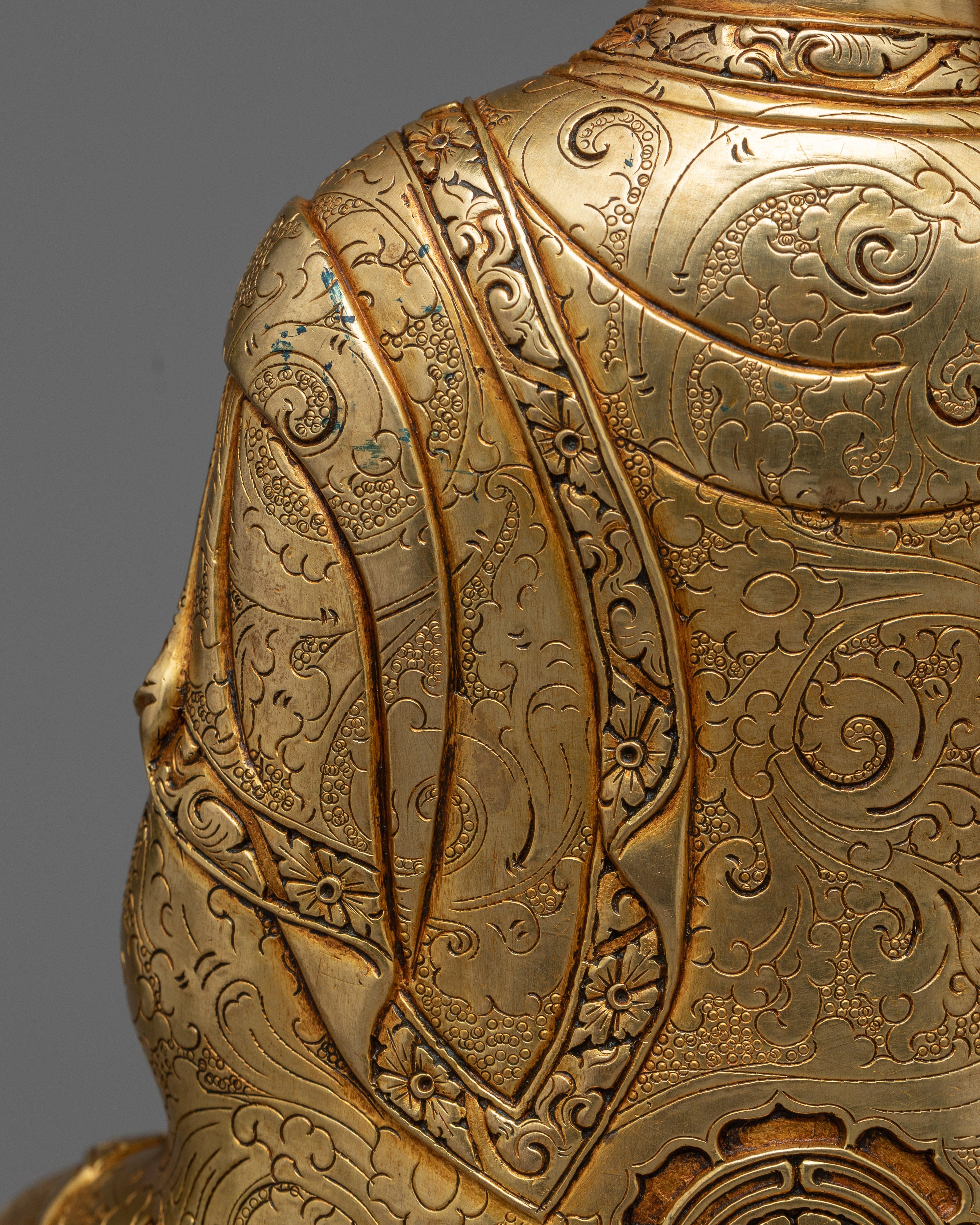 24K Gold-Gilded Medicine Buddha Statue | Beacon of Healing and Wellbeing