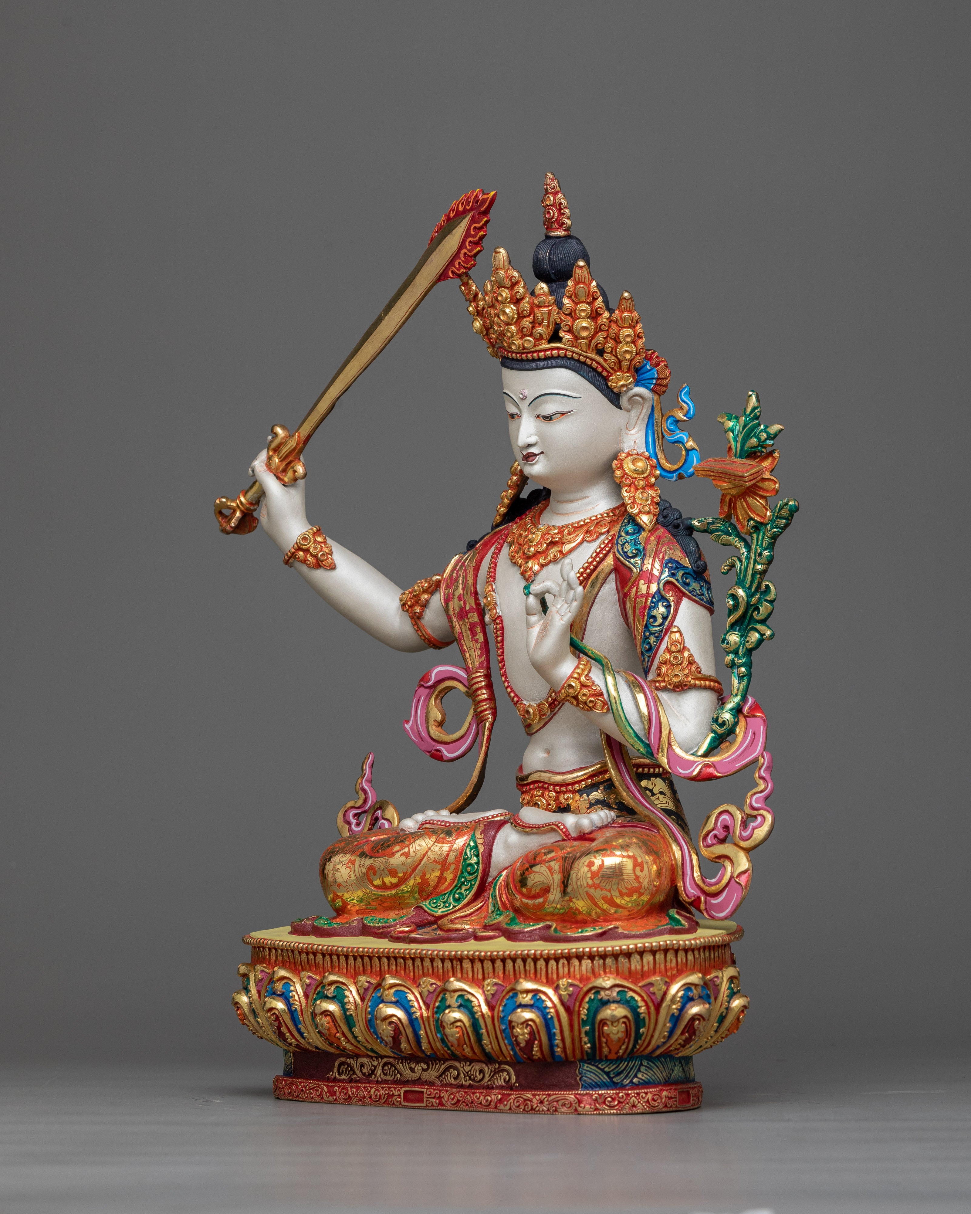 tibetan manjushri statue