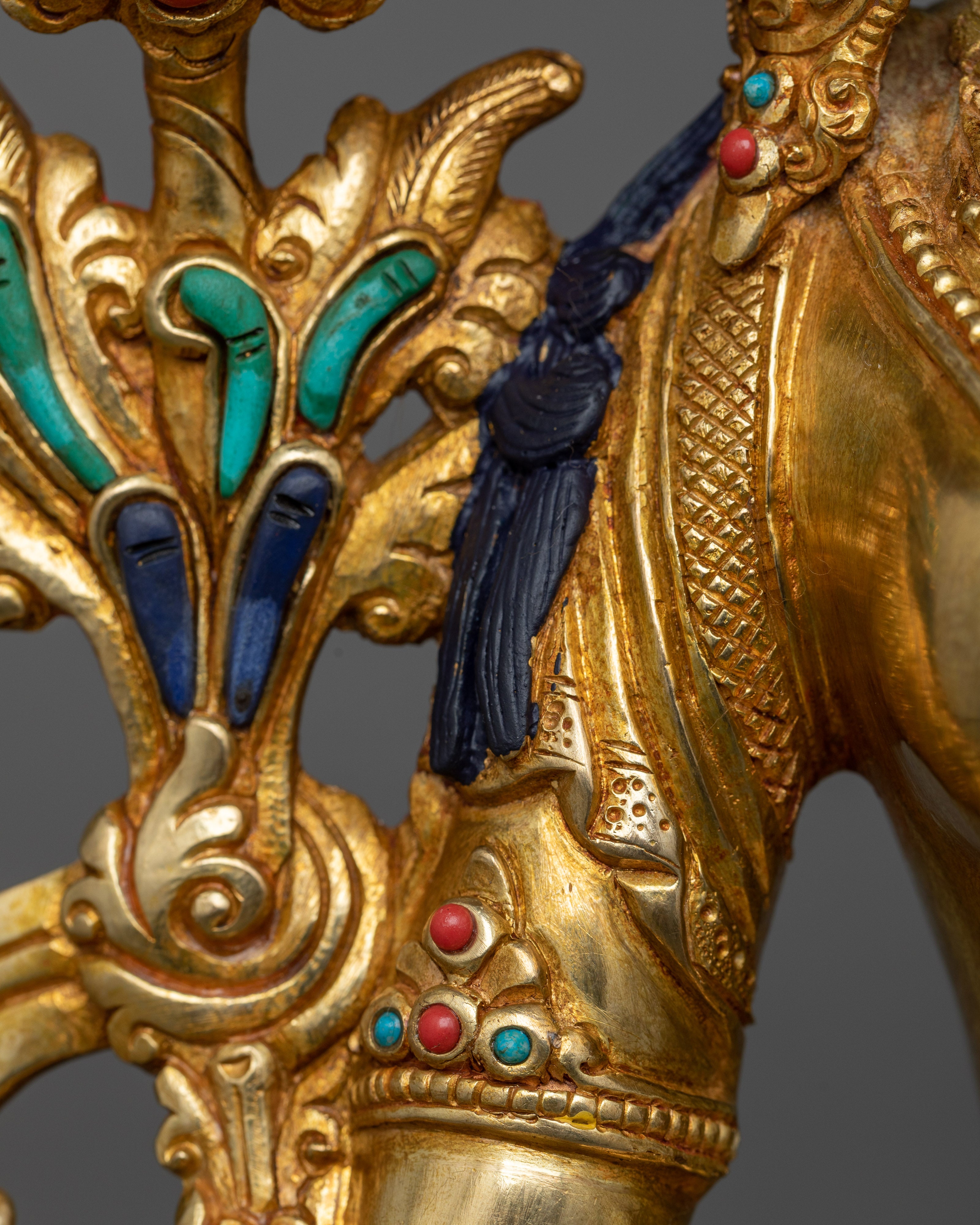 Dolma Karpo (White Tara) Sculpture | 24K Gold Gilded Serenity