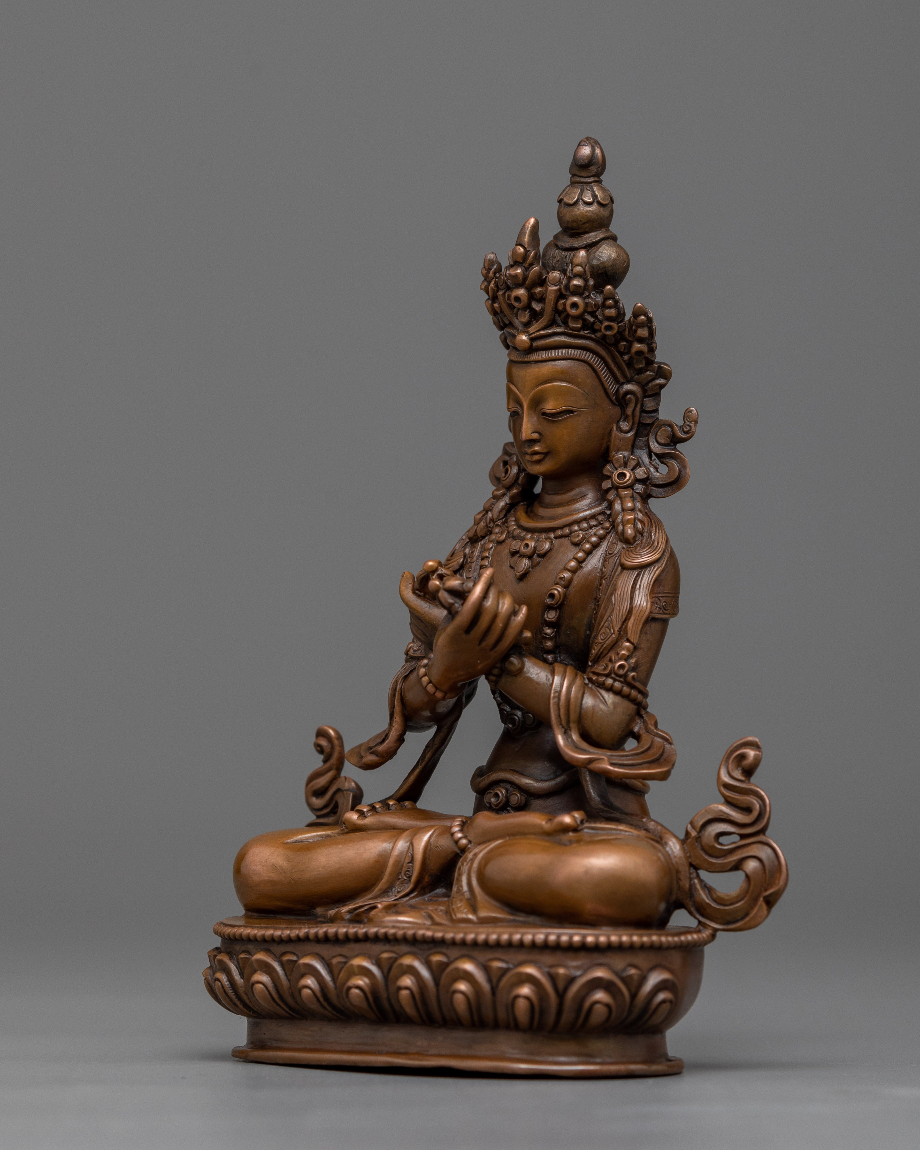vajradhara-buddha oxidized sculpture